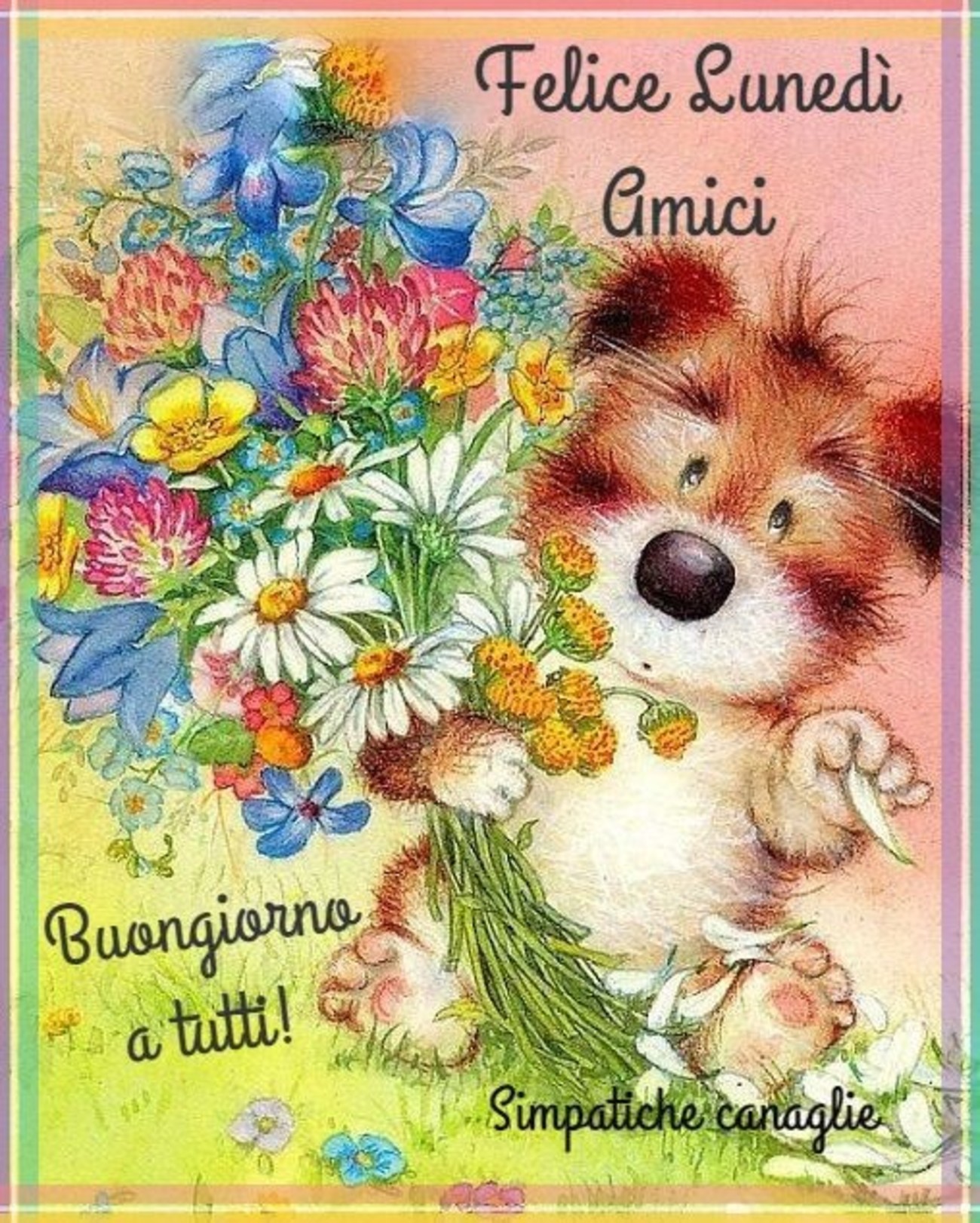 Bei buon lunedì con animali (2)