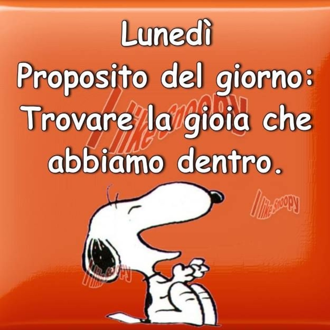 Belle immagini del buon Lunedì con Snoopy (1)