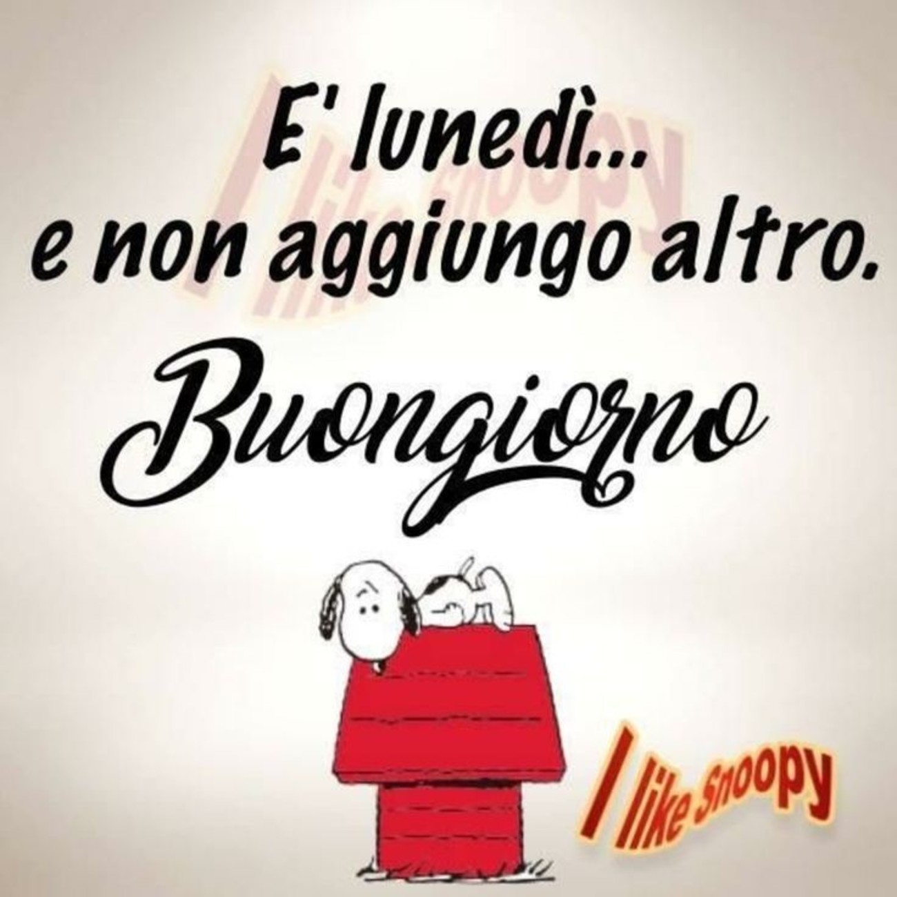 Belle immagini del buon Lunedì con Snoopy (2)