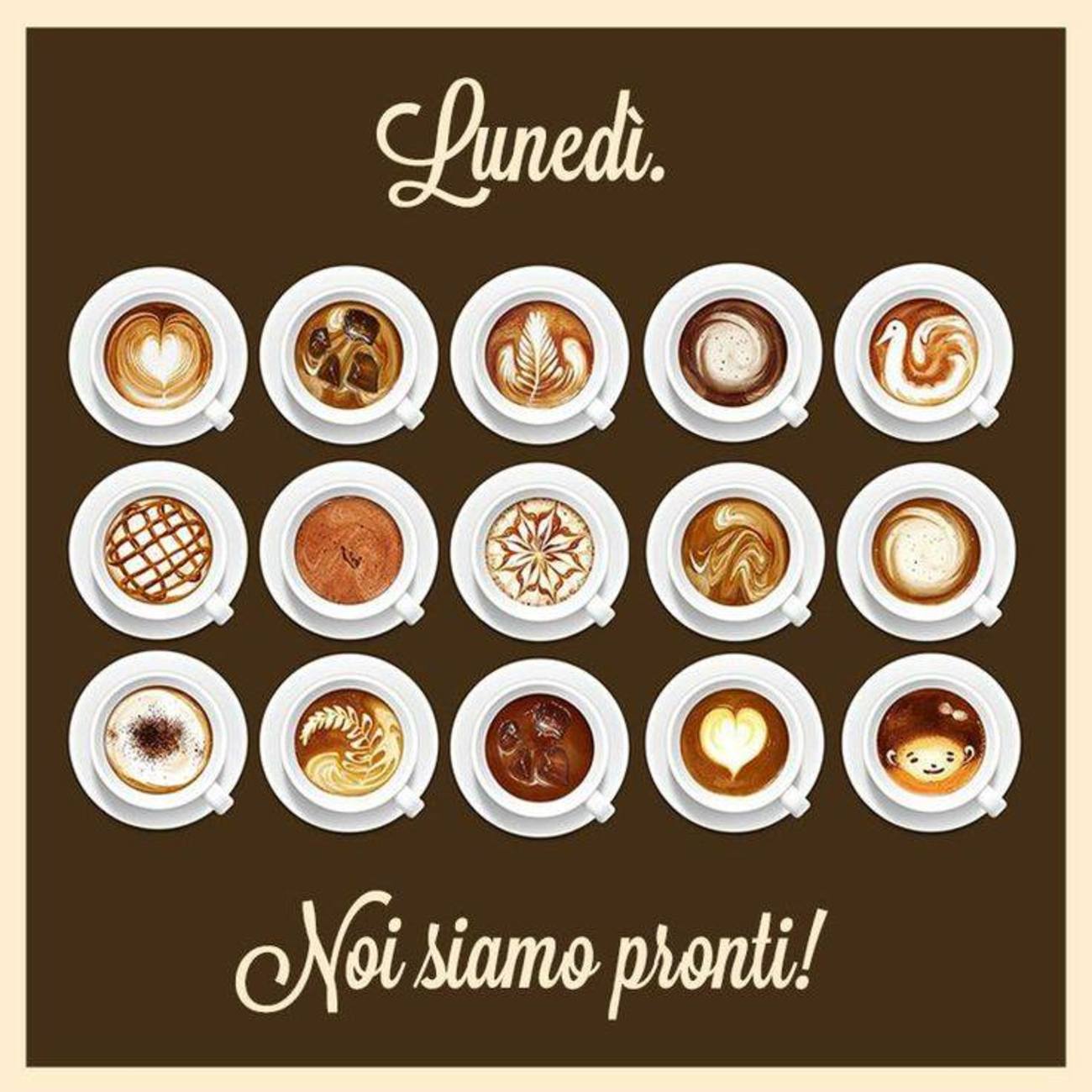 Belle immagini di buon lunedì con caffè