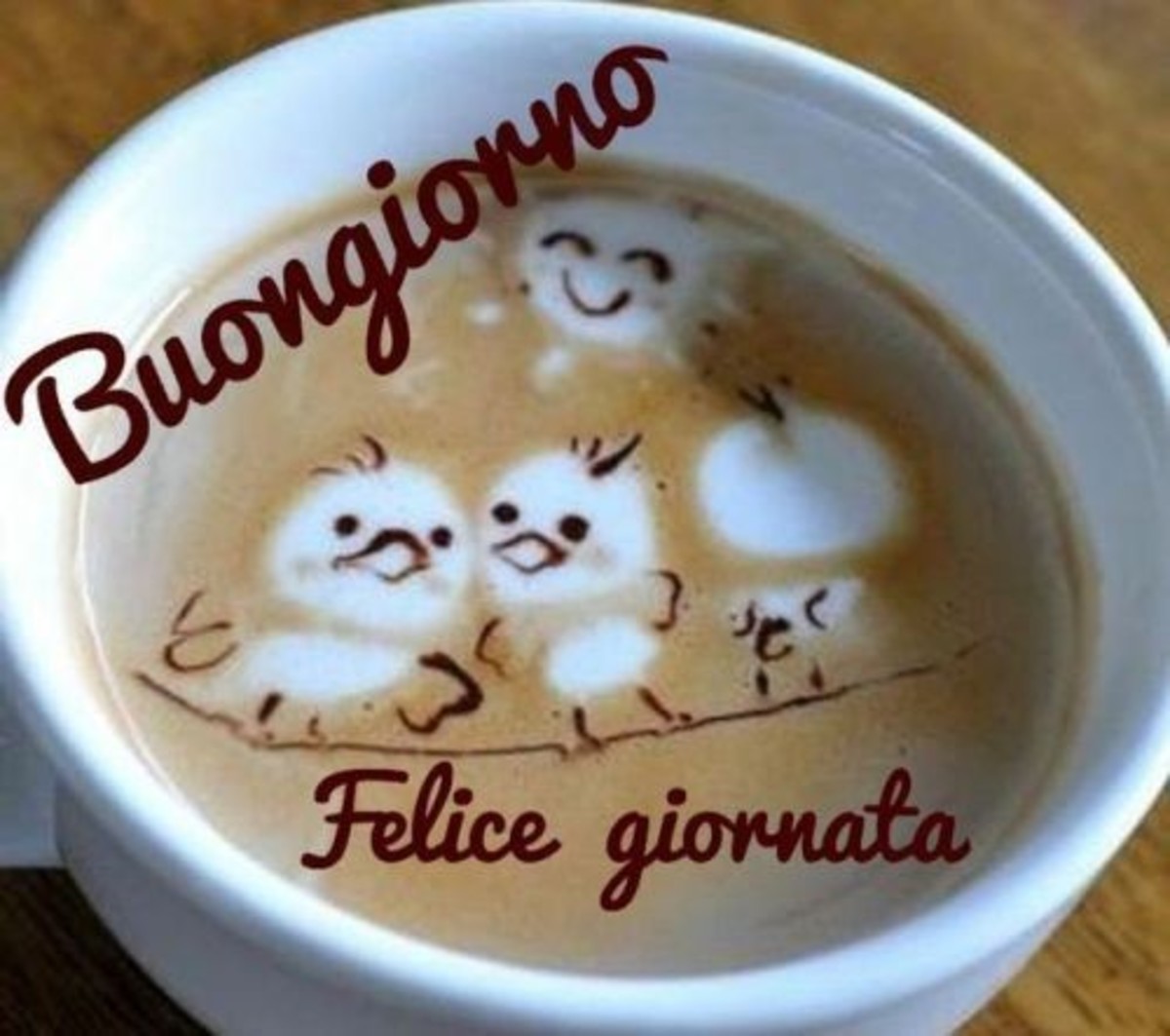 Bellissimo buongiorno caffè