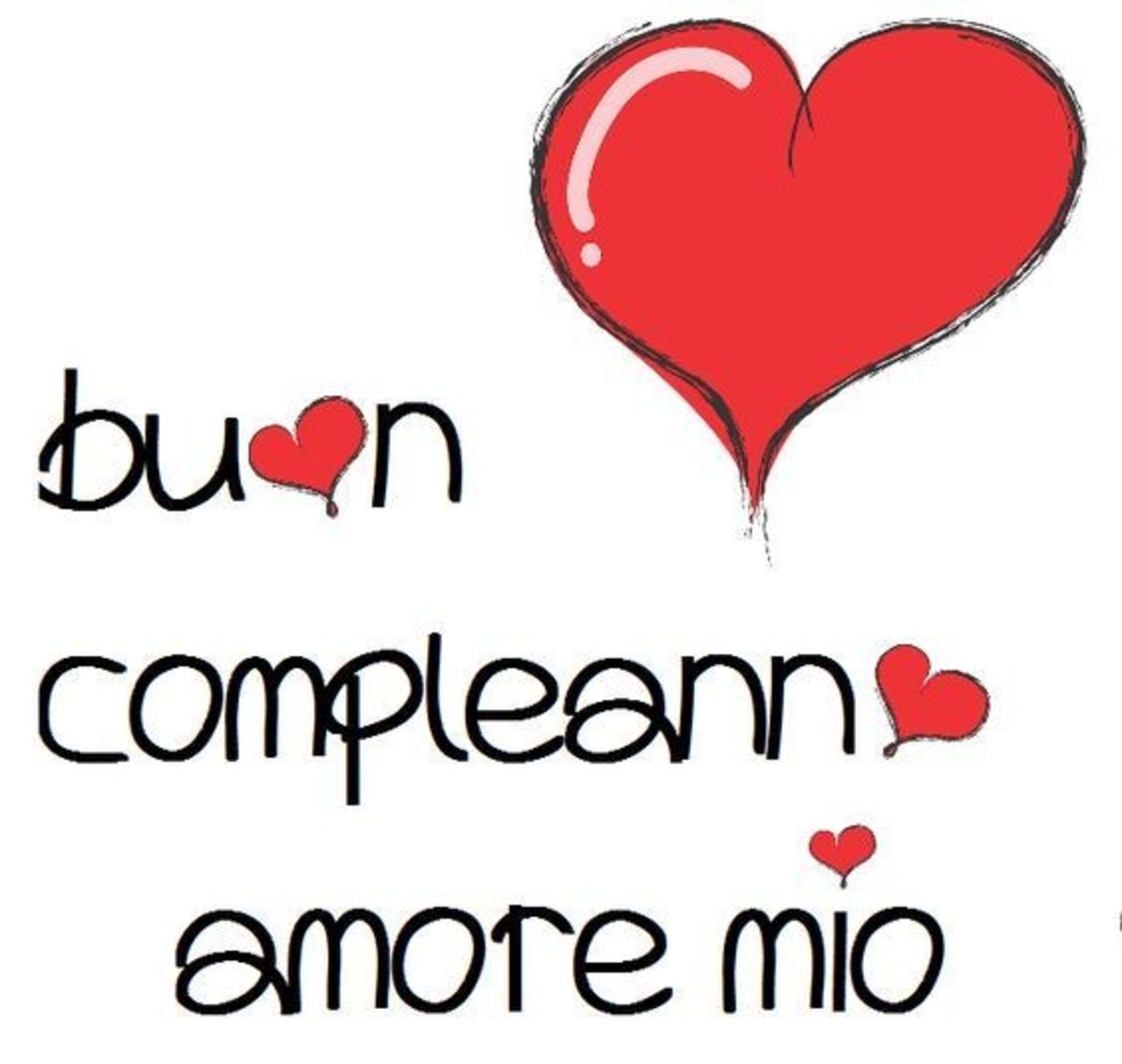 Buon compleanno amore mio