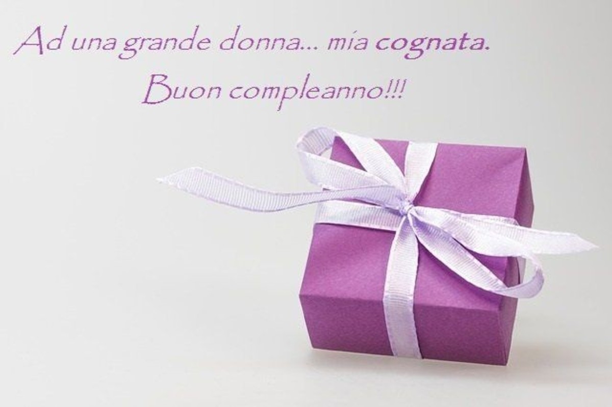 Buon compleanno cognata