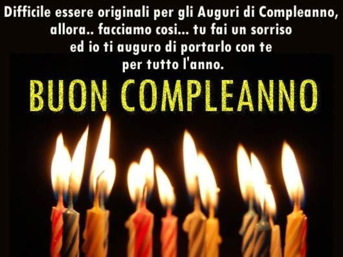 Buon compleanno con bella frase (2)