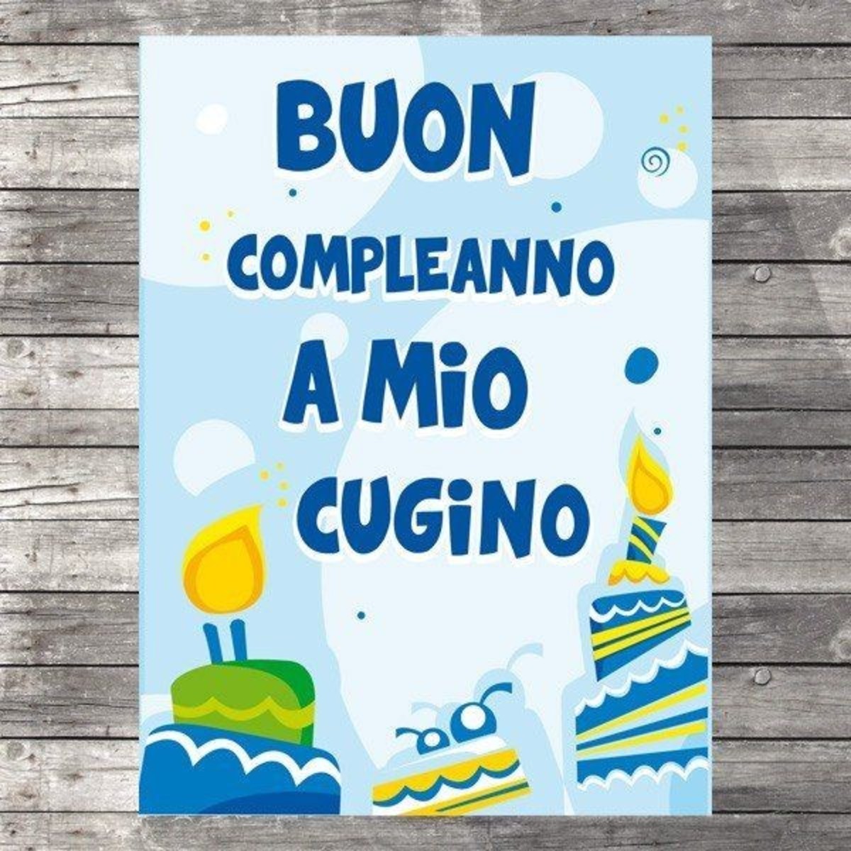 Buon compleanno cugino