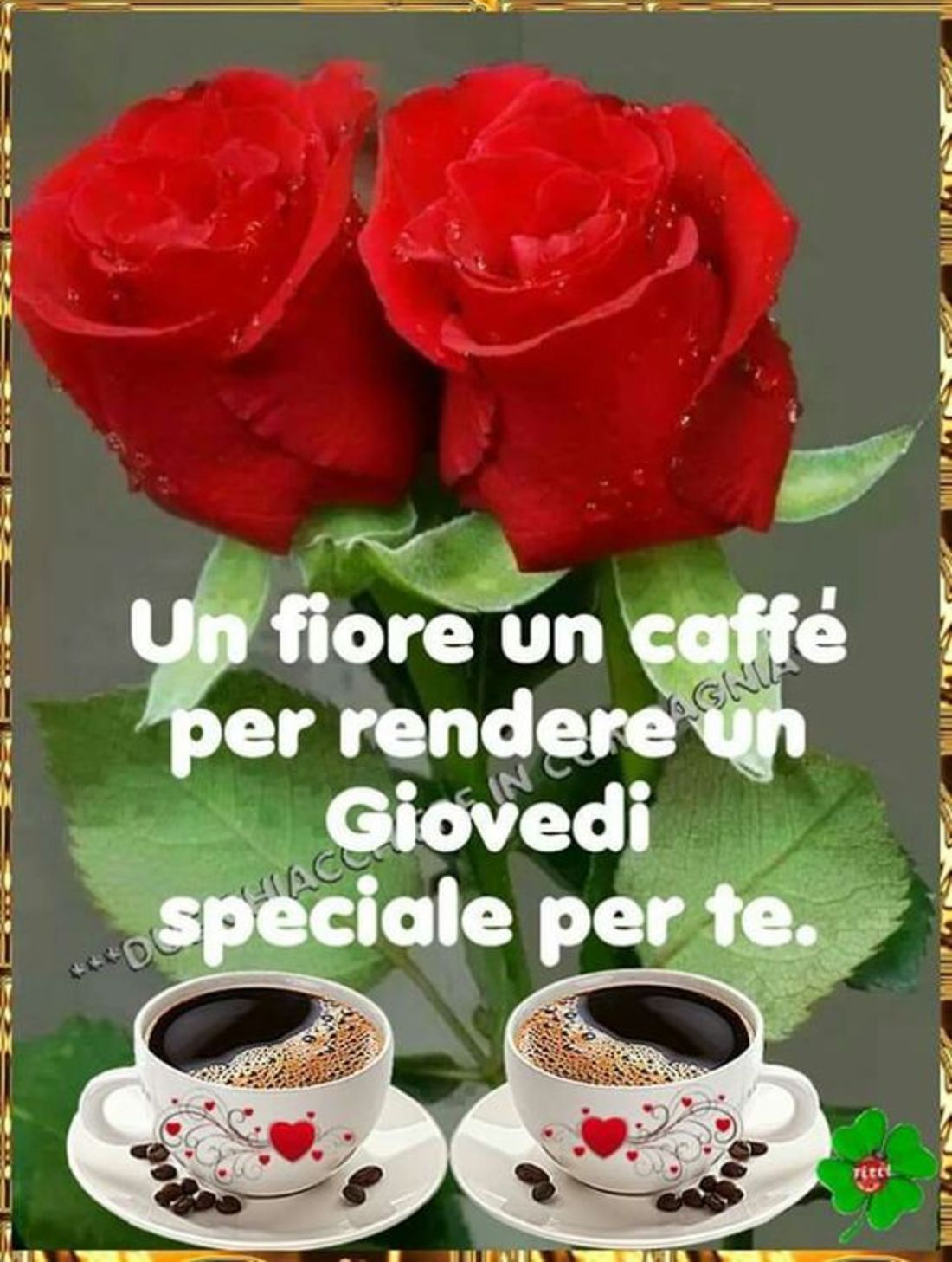 Buon Giovedi Con Bei Caffe Buongiornoate It