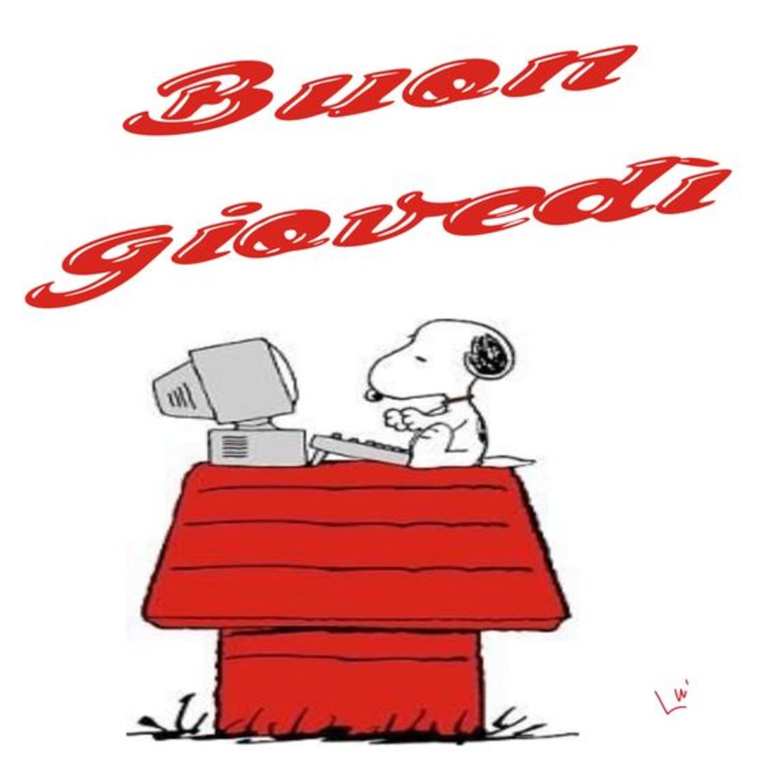 Buon giovedì con Snoopy (2)