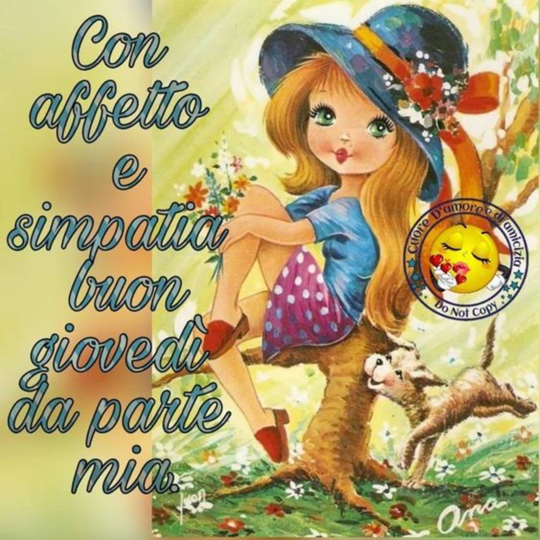 Buon giovedì con affetto