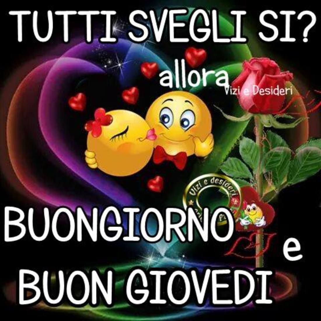 Buon giovedì con bacio