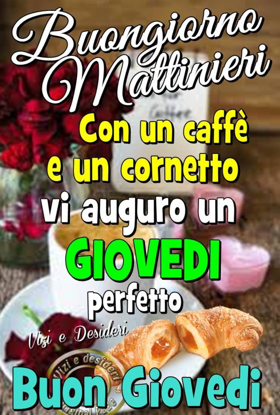 Buon giovedì con colazione