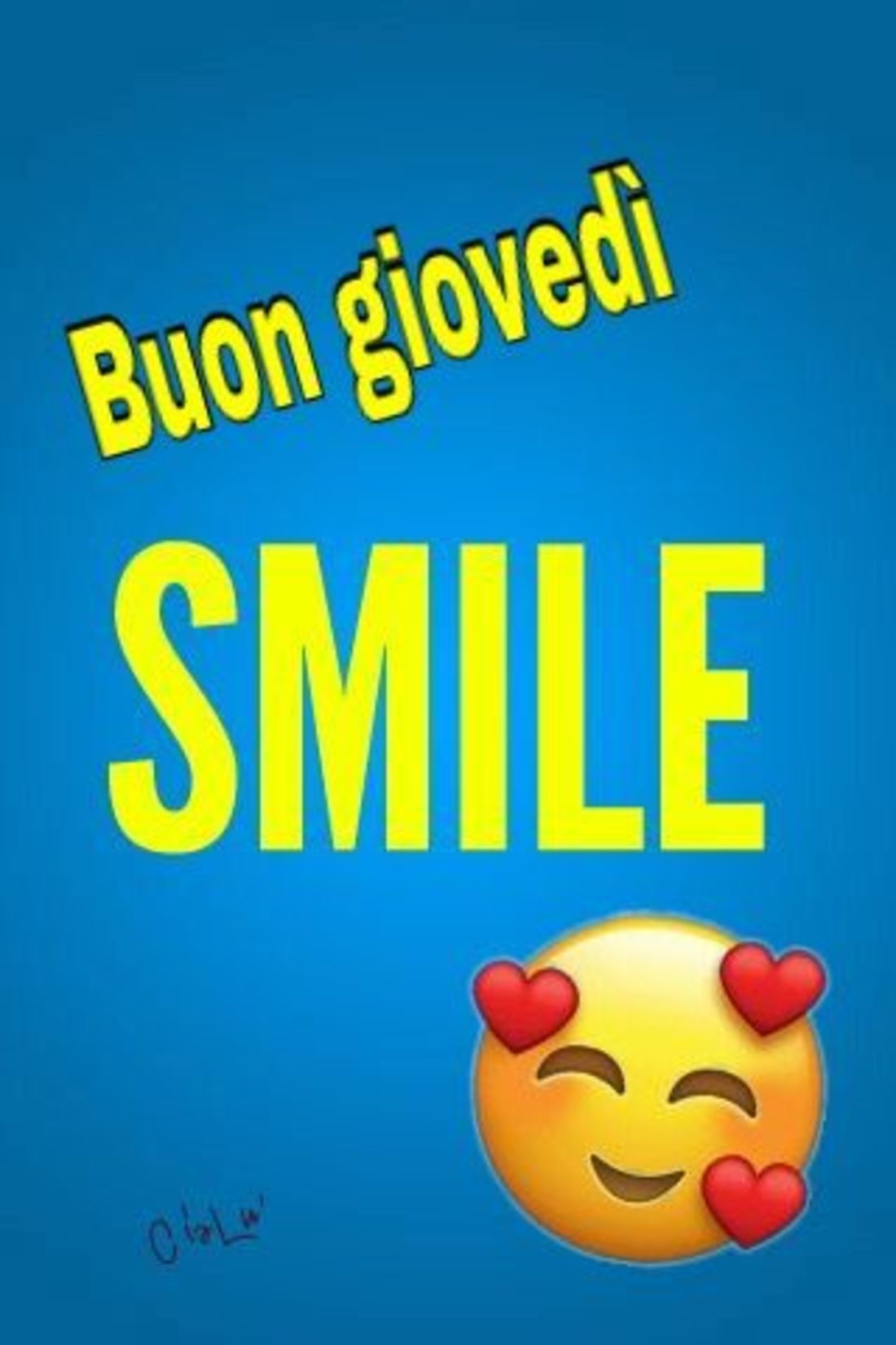 Buon giovedì con il sorriso