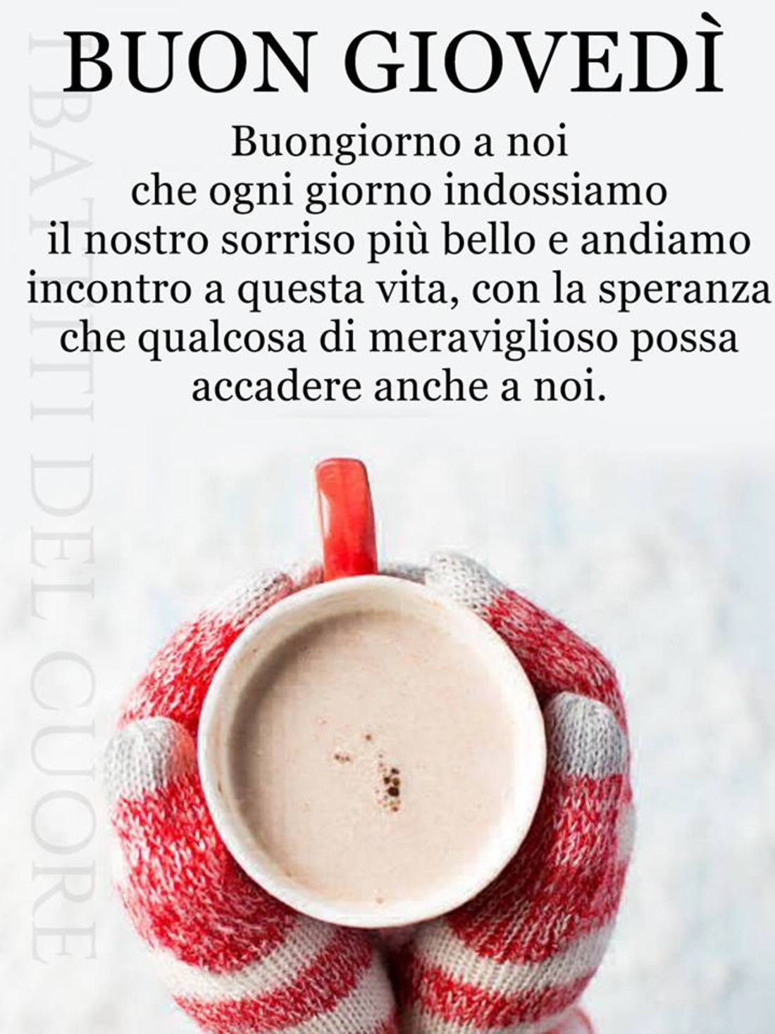 Buon giovedì invernale