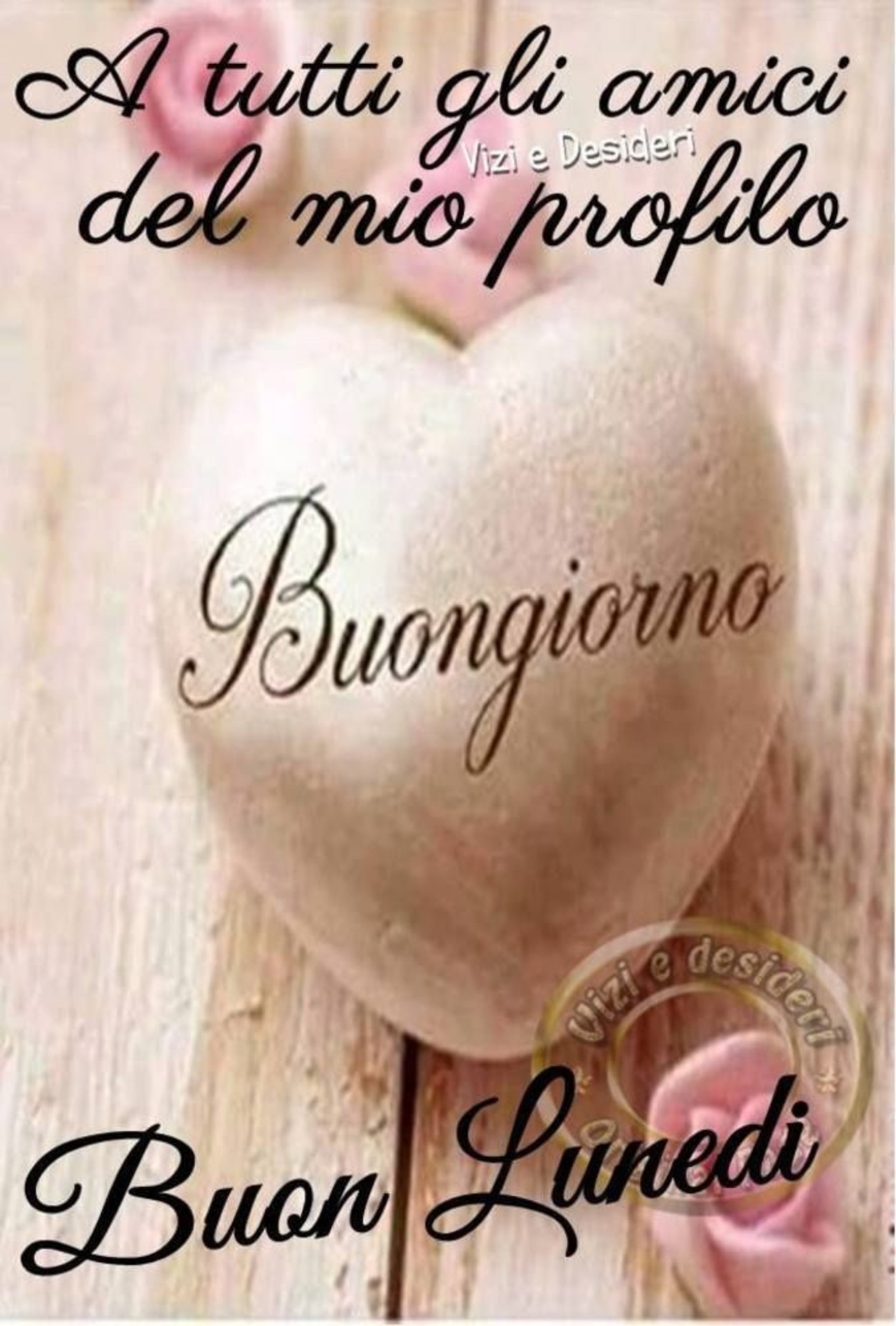 Buon lunedì ai miei amici di Facebook