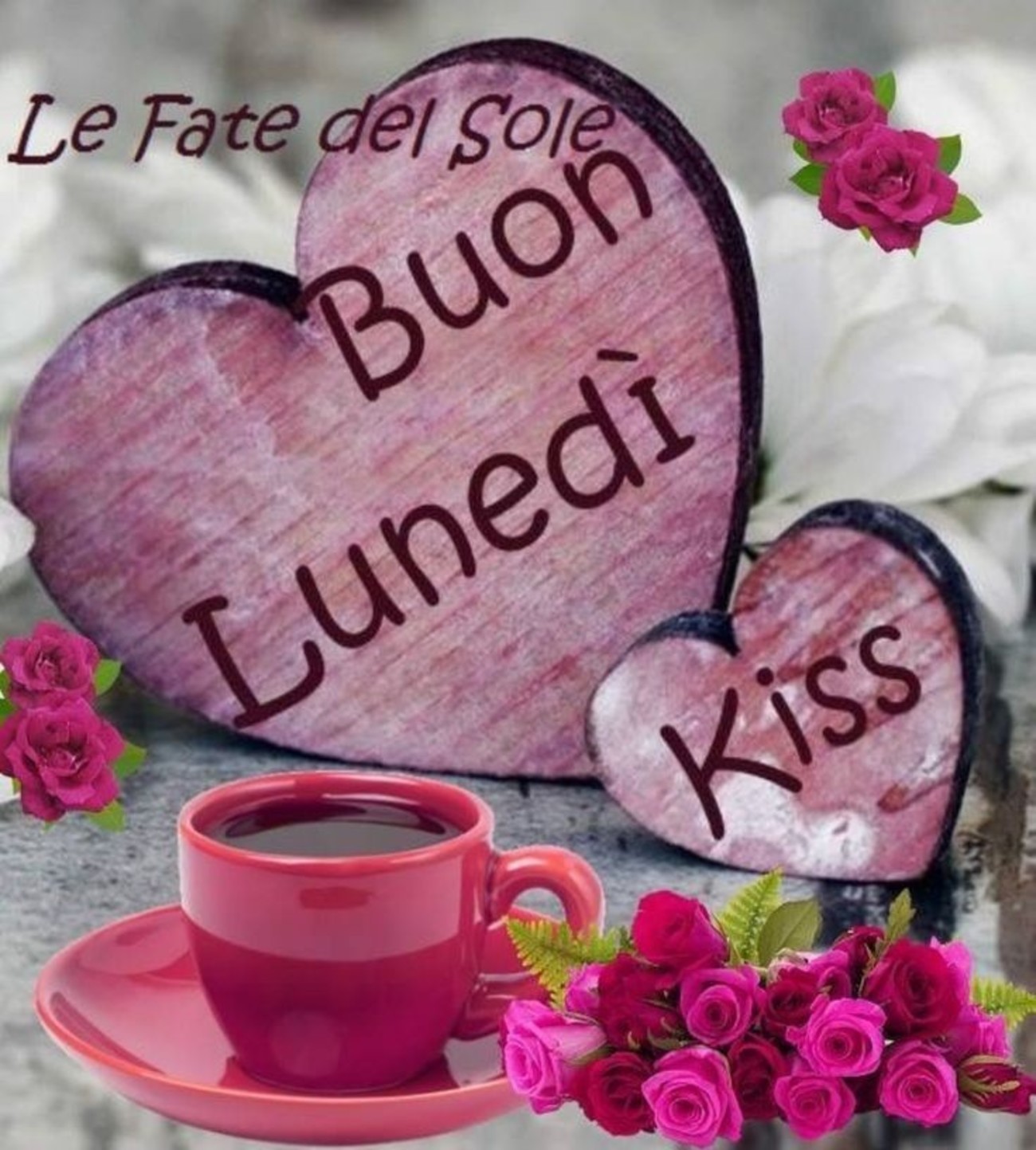 Buon lunedì con bacio