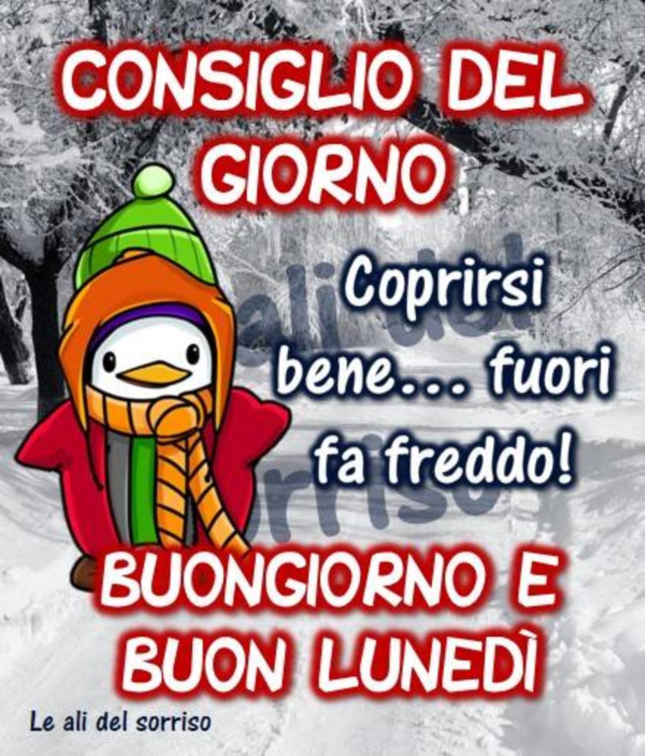 Buon lunedì con il freddo