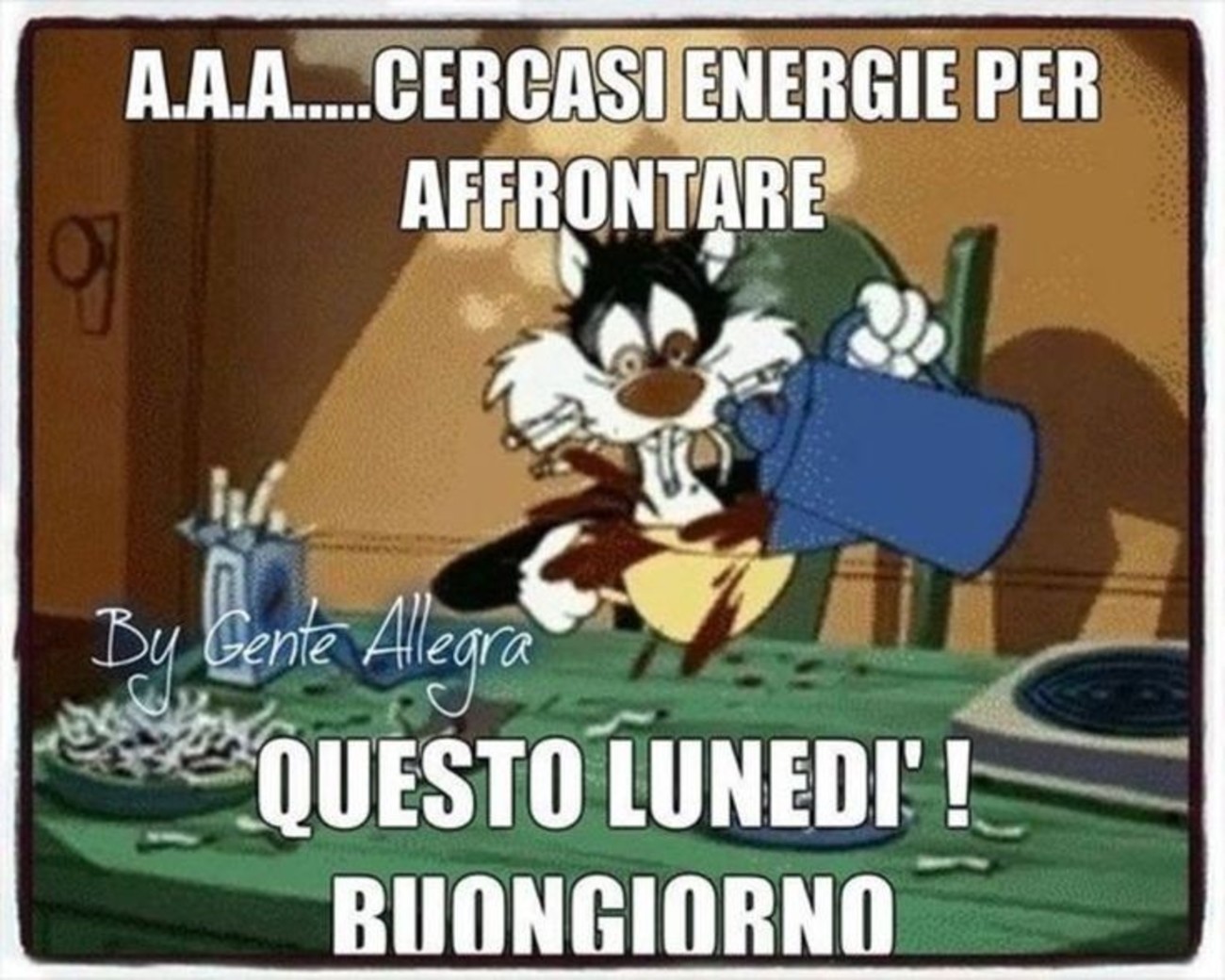 Buon lunedì immagine divertente