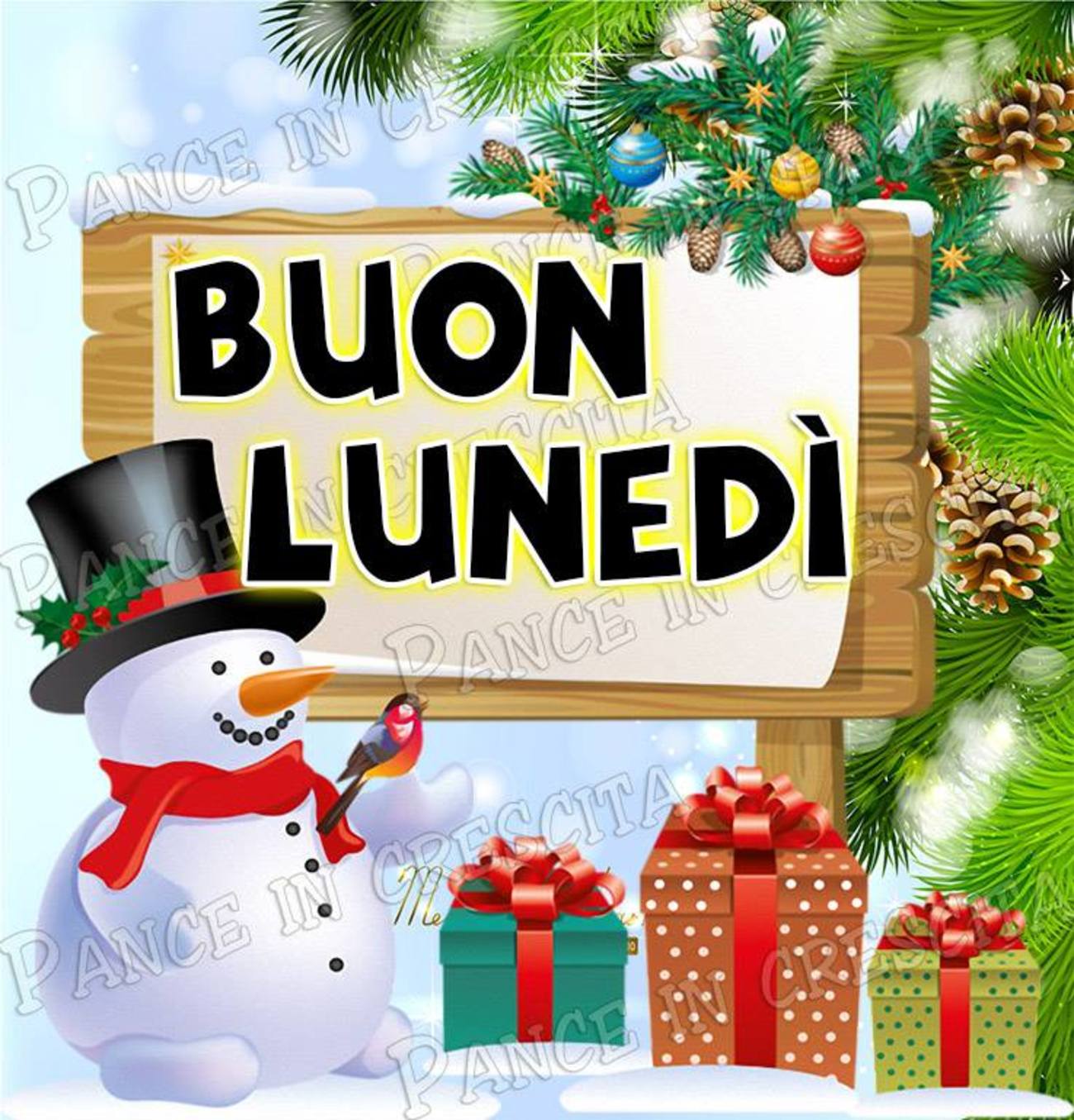 Buon lunedì invernale