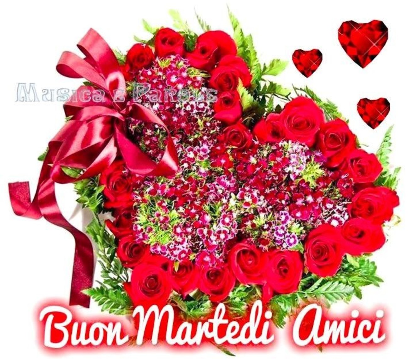 Buon martedì amici con bei fiori