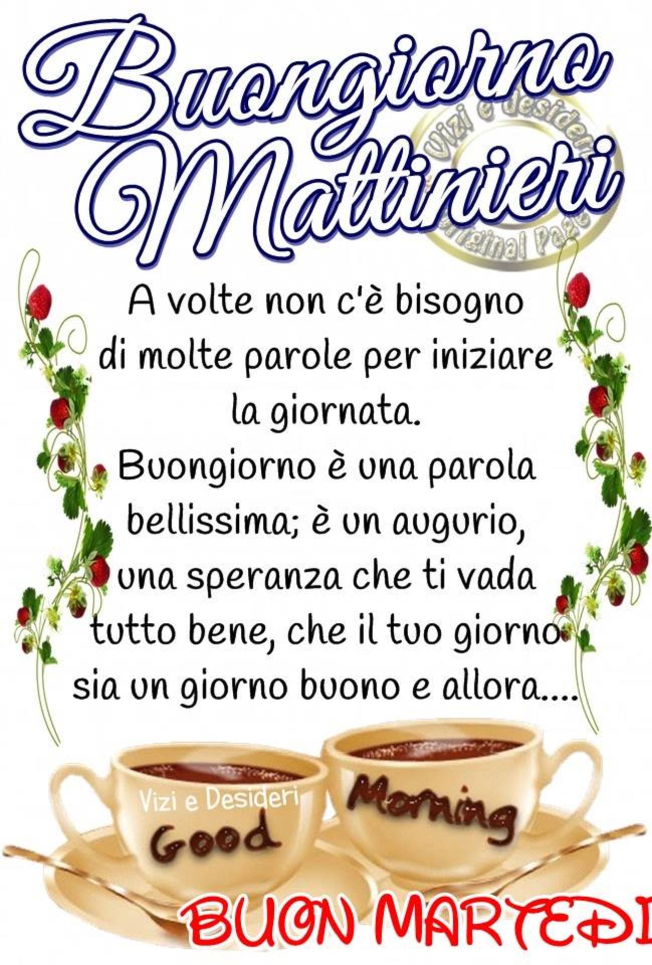 Buon martedì con belle frasi