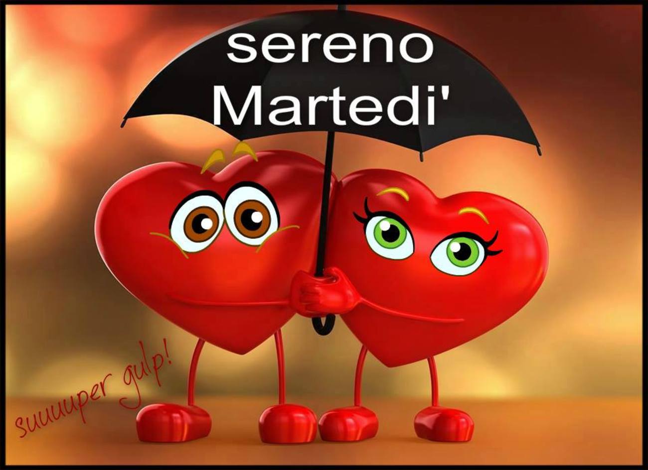 Buon martedì con cuori