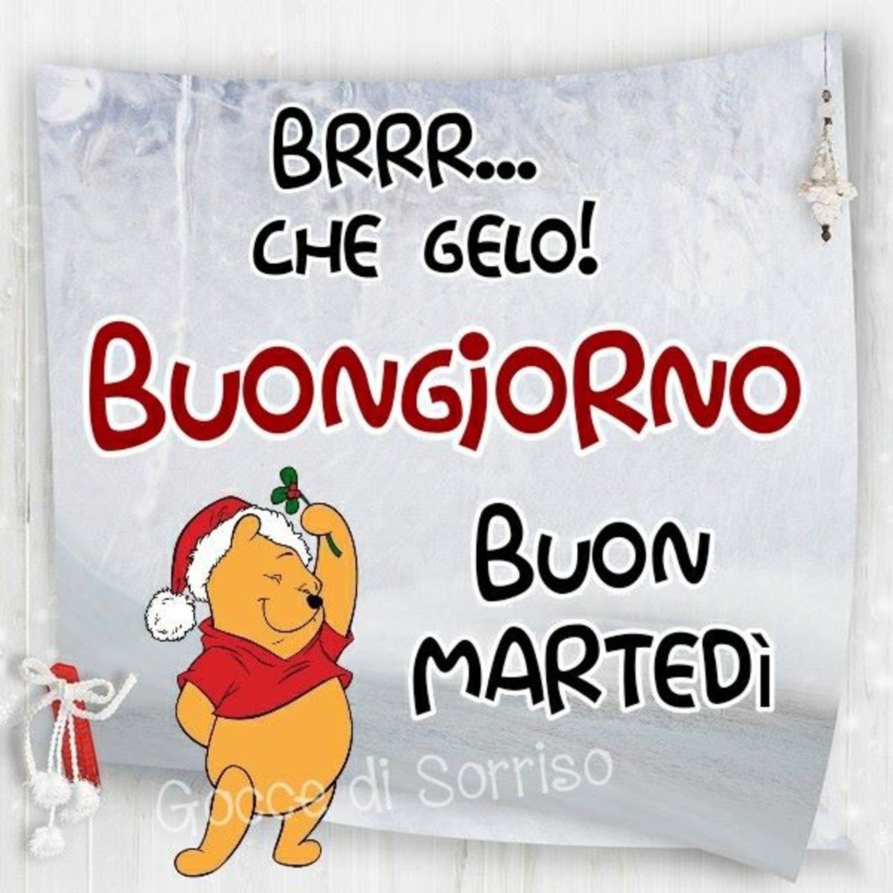 Buon martedì con freddo