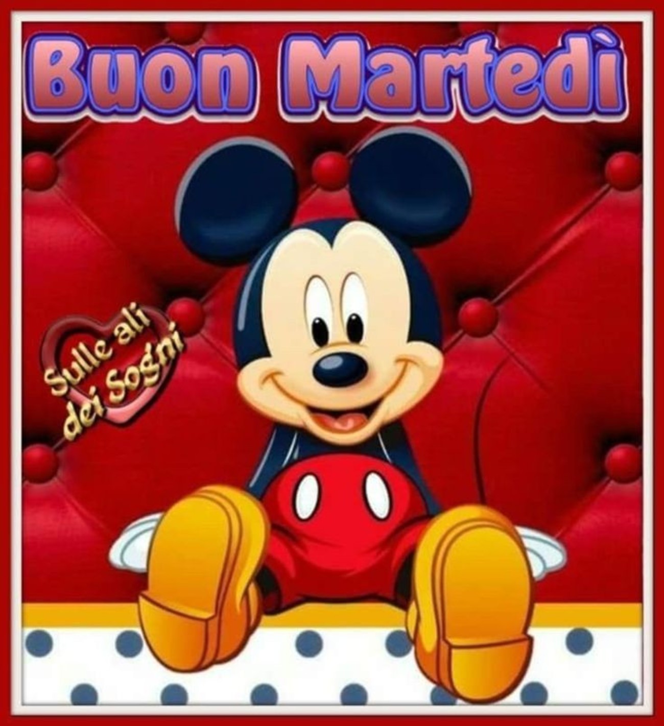 Buon martedì con topolino