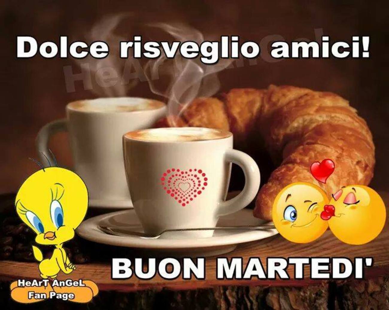 Buon martedì e buona colazione amici