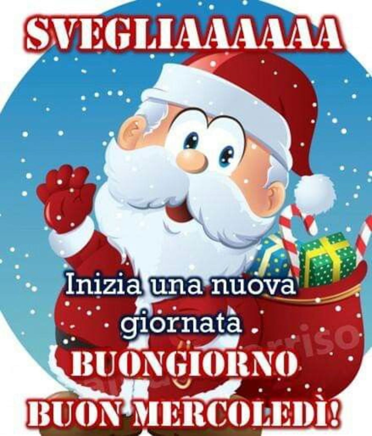 Buon Babbo Natale.Buon Mercoledi Con Babbo Natale 2 Buongiornoate It