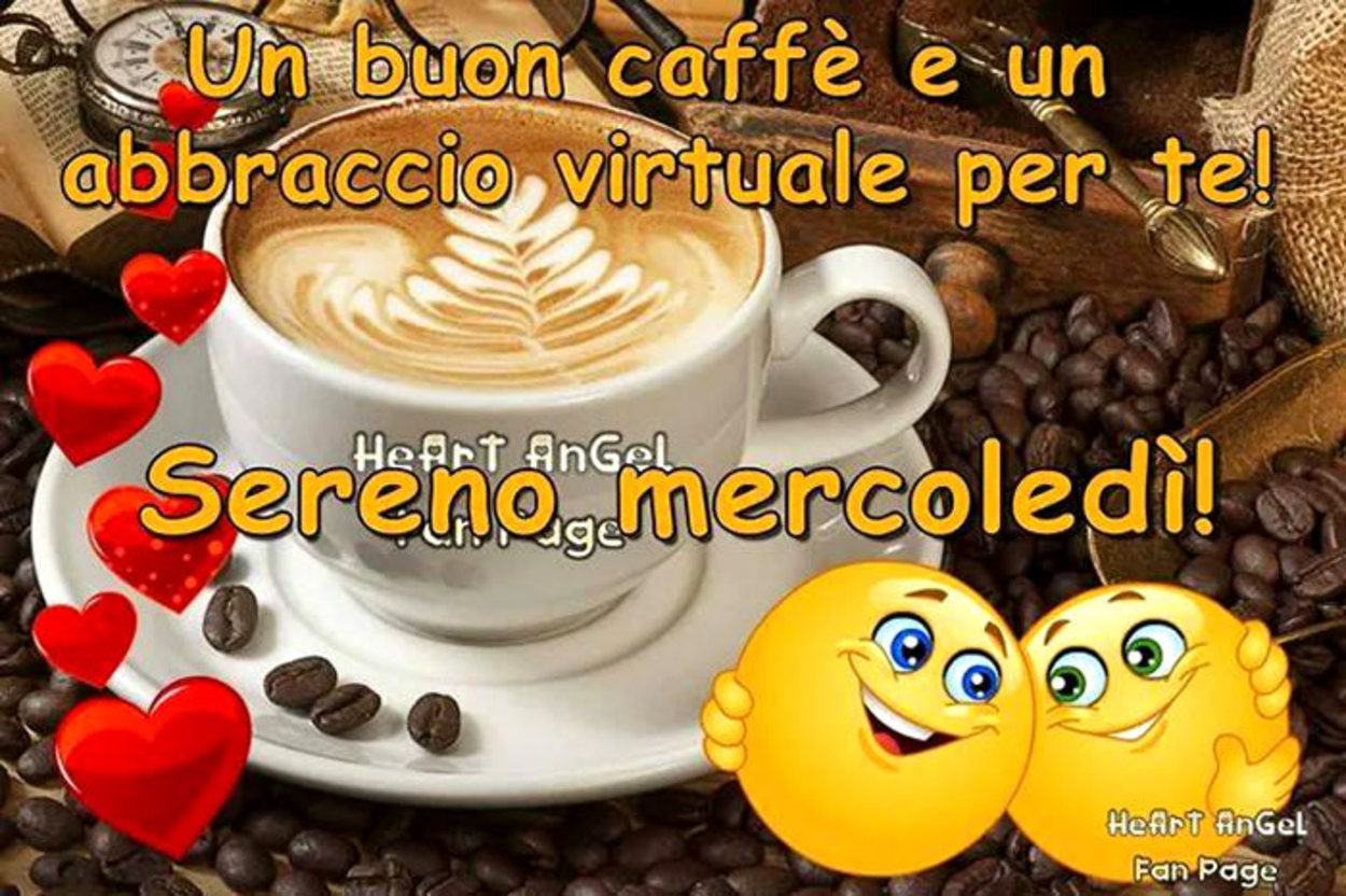 Buon mercoledì con abbraccio