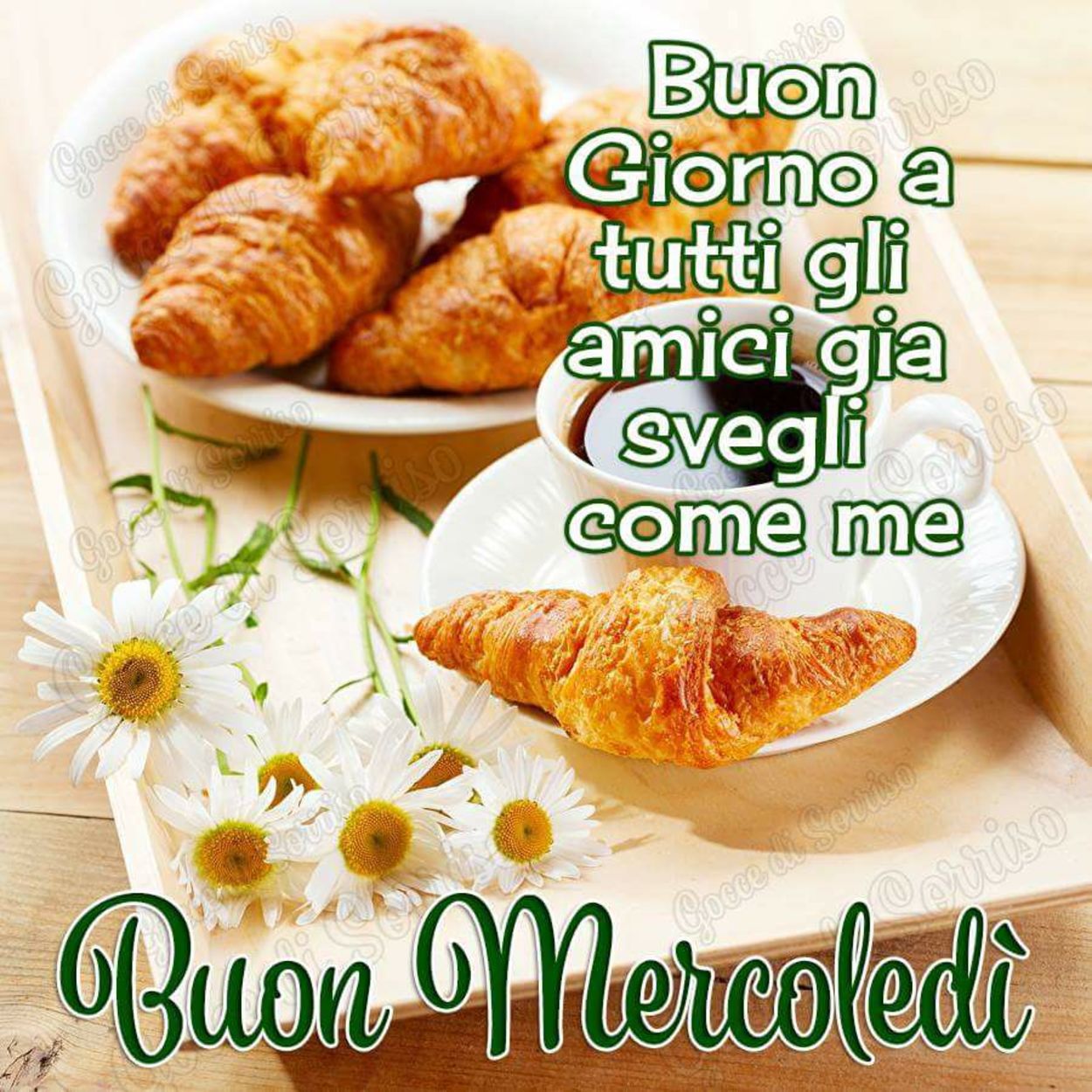 Buon mercoledì e buona colazione