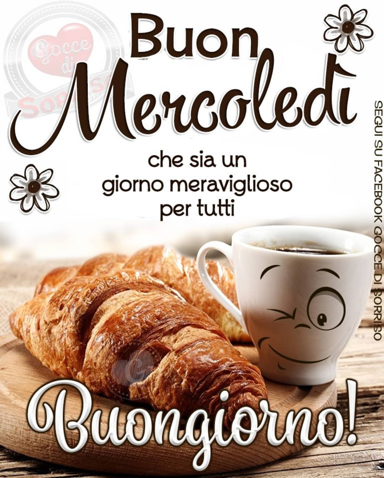 Buon mercoledì e buona giornata