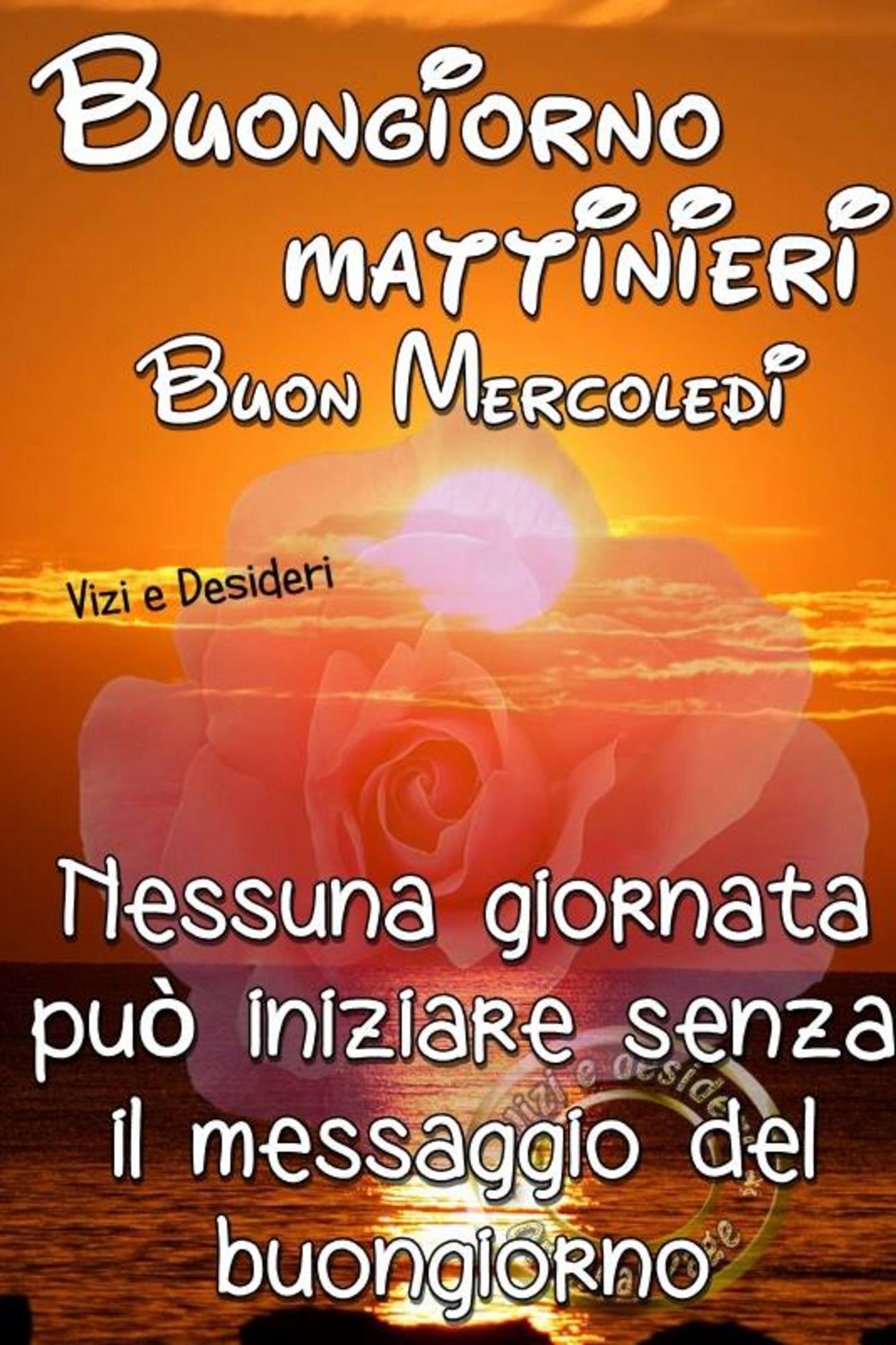 Buon mercoledì foto whatsapp