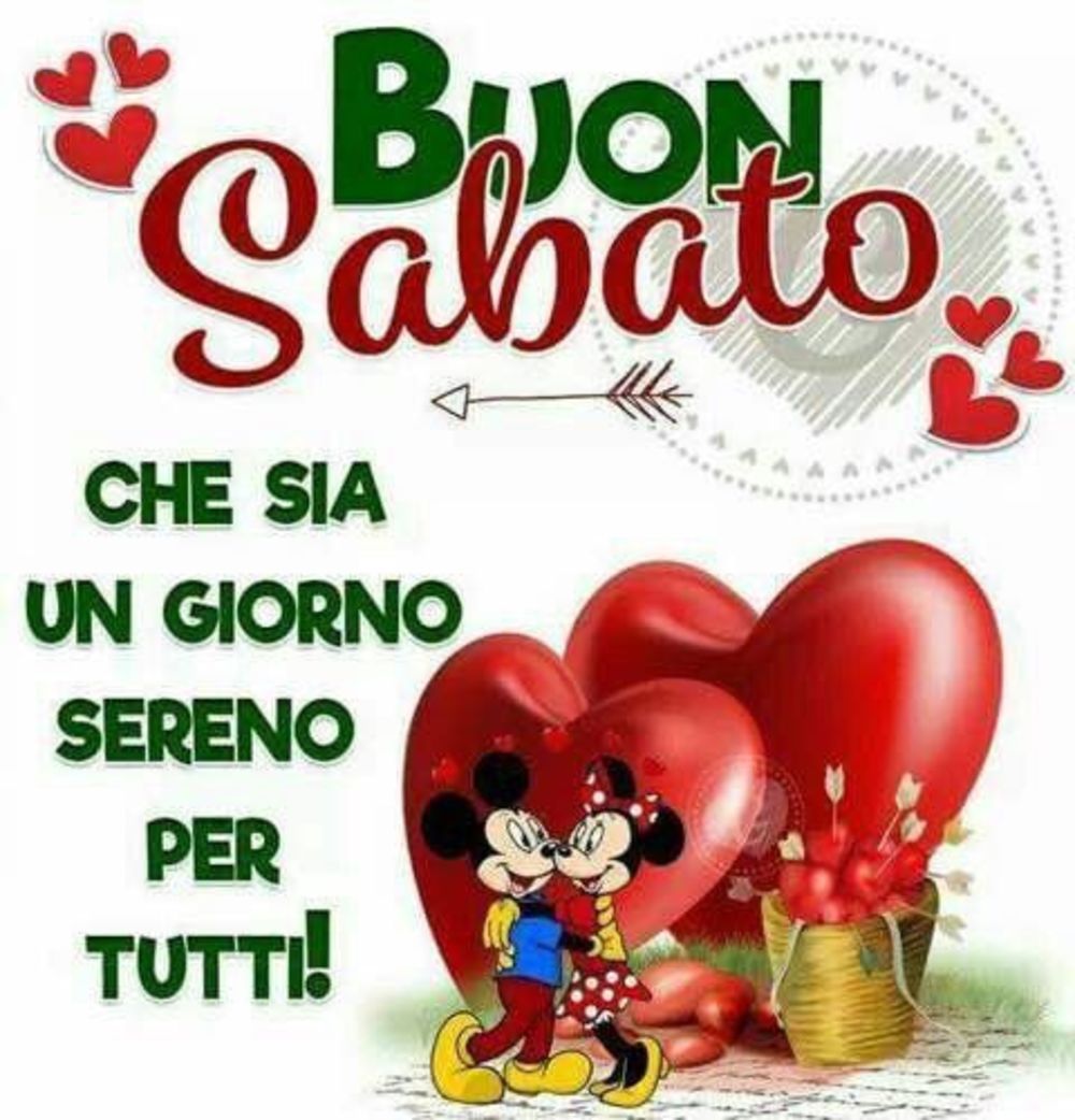 Buon sabato amore