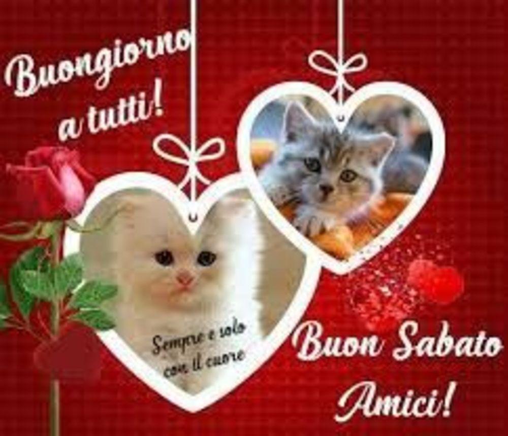 Buon sabato con cuori (1)