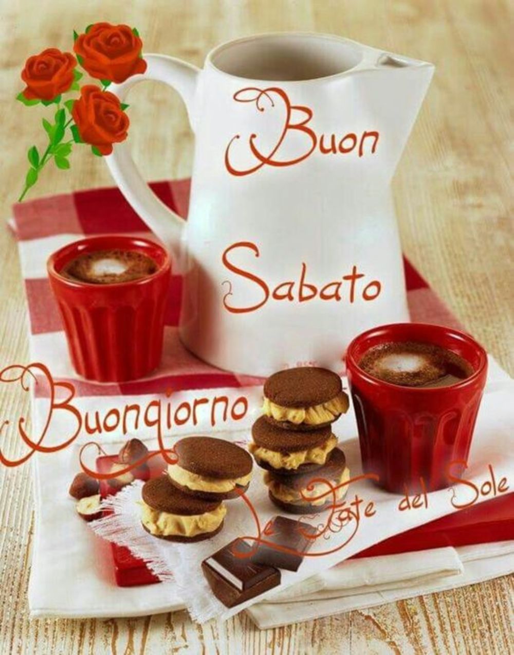 Buon sabato e buona colazione