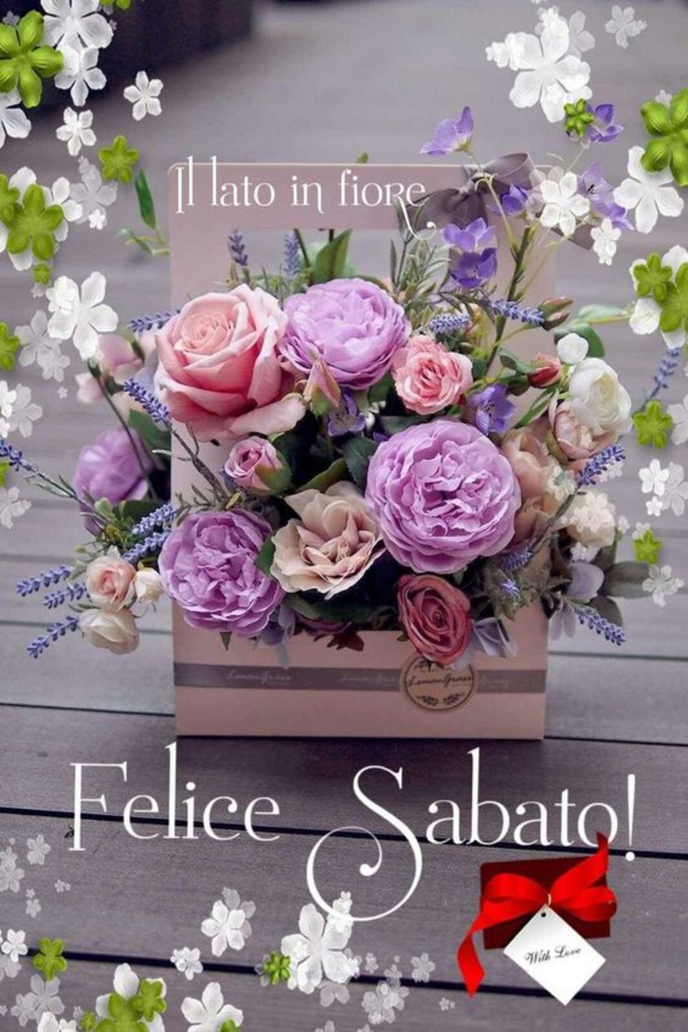 Buon Sabato Immagini Con Fiori 3 Buongiornoate It