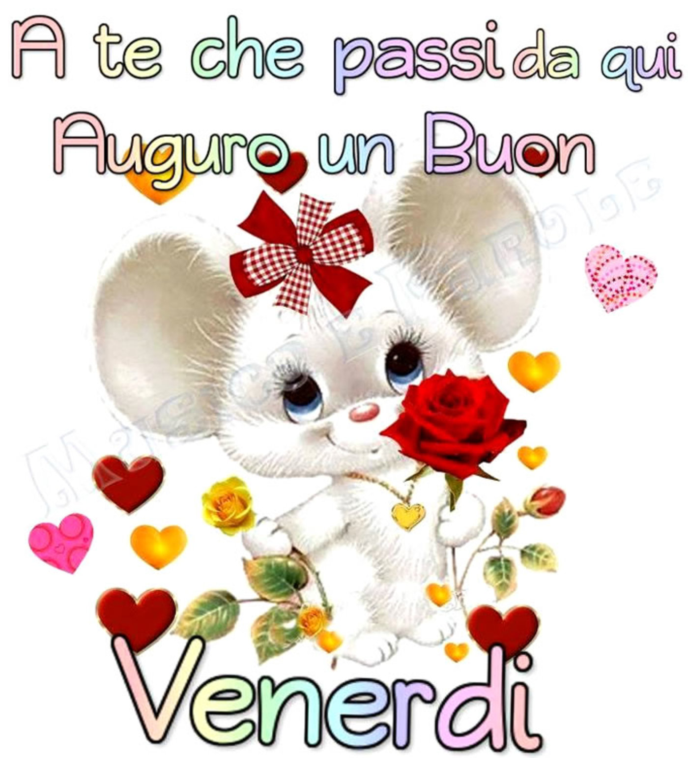 Buon venerdì a te