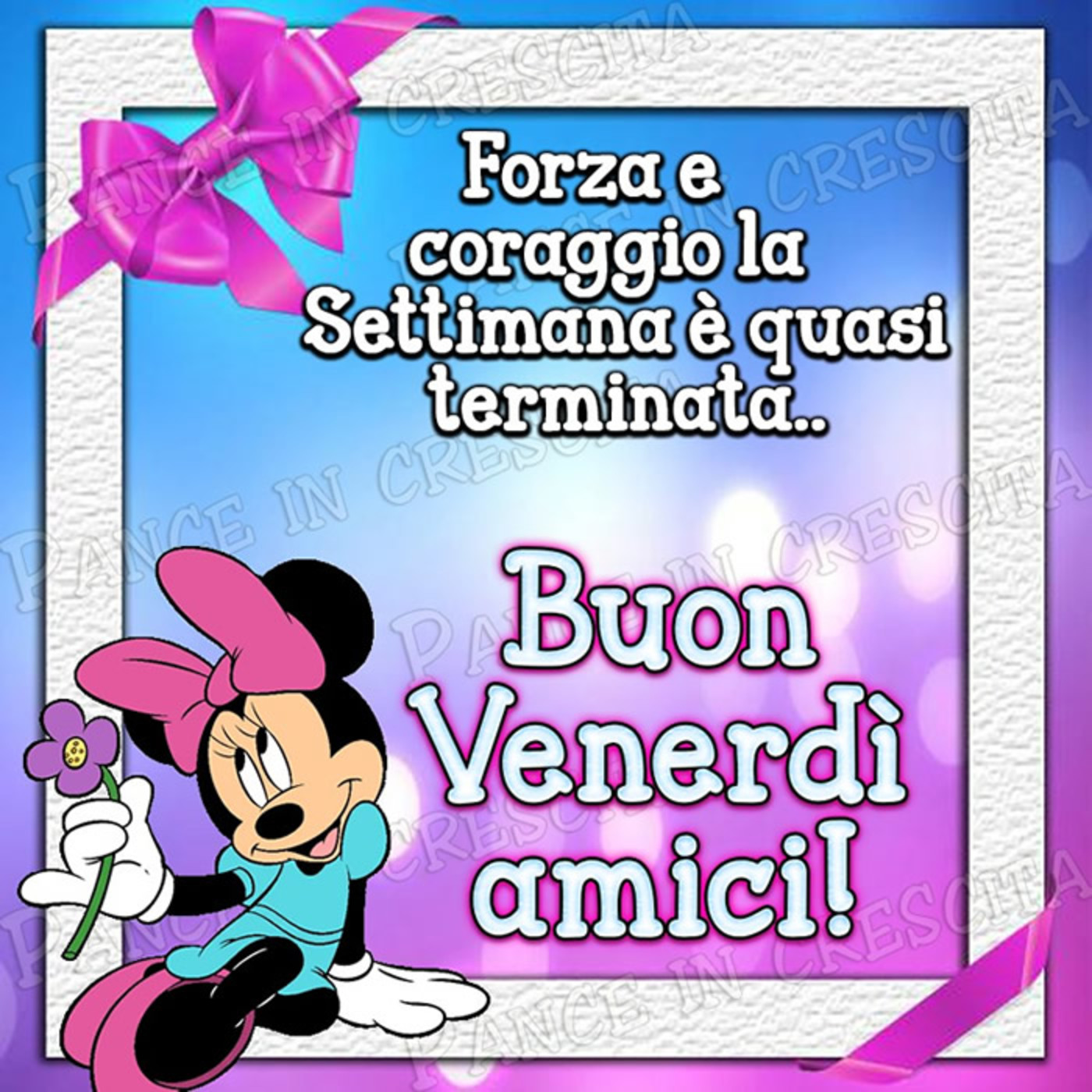 Buon venerdì amici