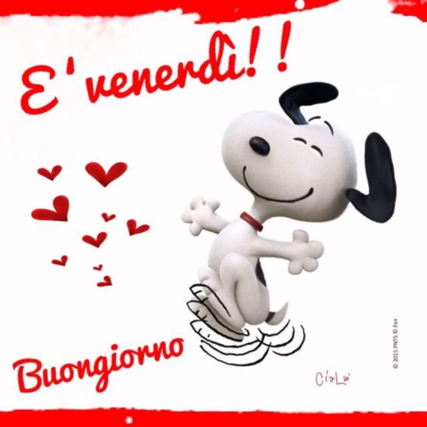 Buon venerdì con Snoopy