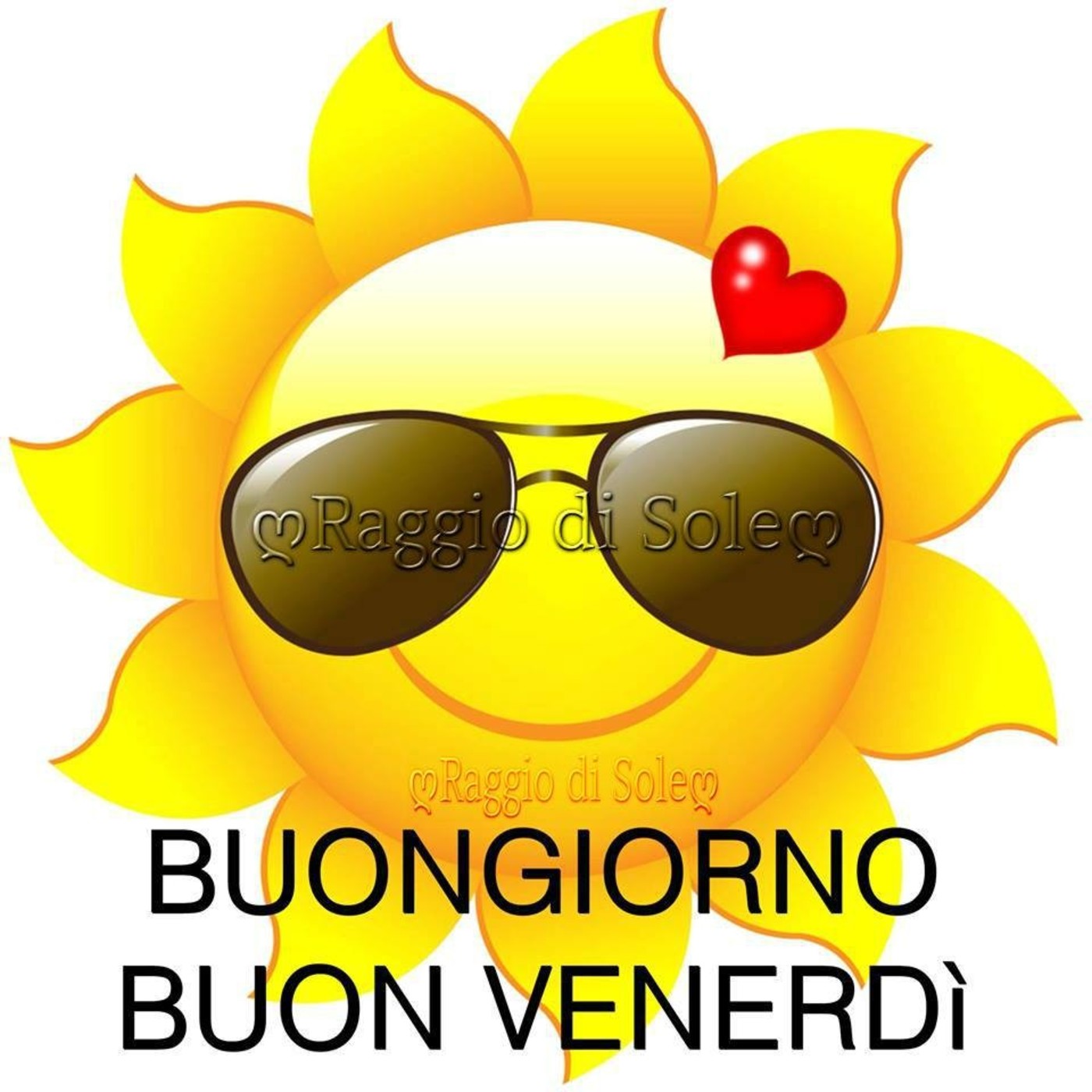 Buon venerdì con il sole