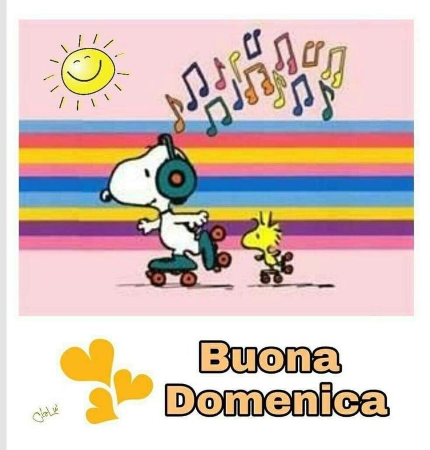 Buona domenica con Snoopy