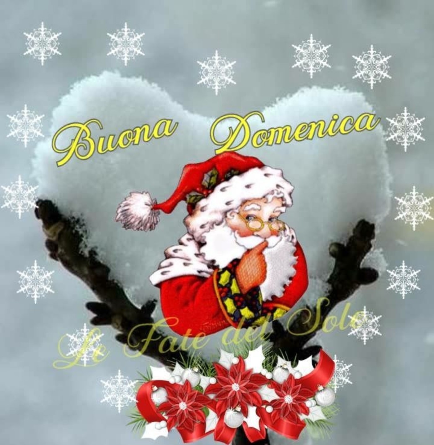 Buona domenica con babbo natale