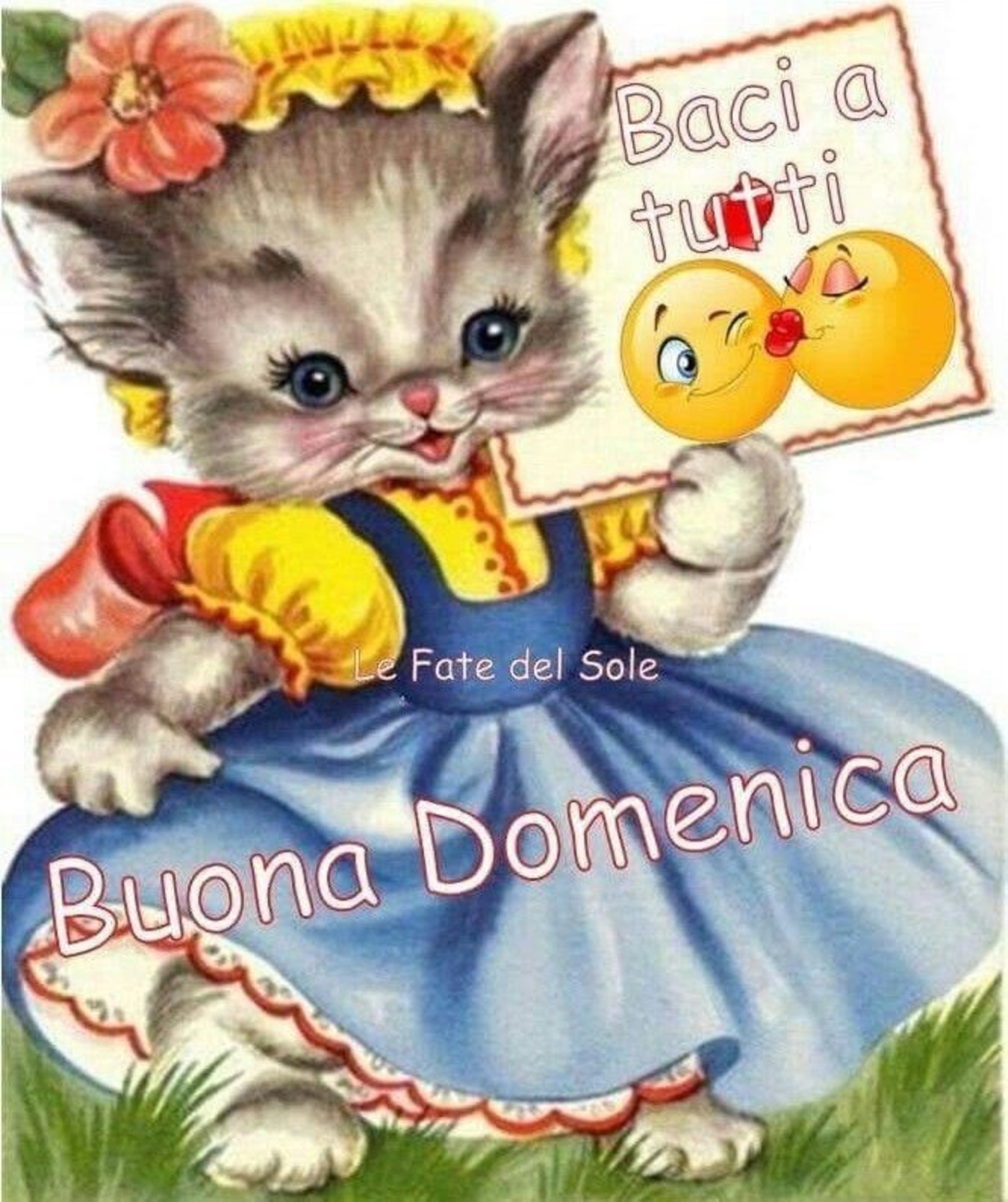Buona domenica con baci