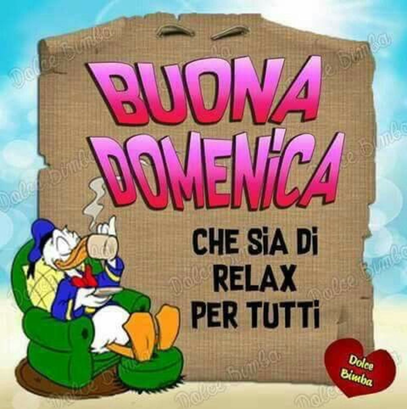 Buona domenica di relax a tutti