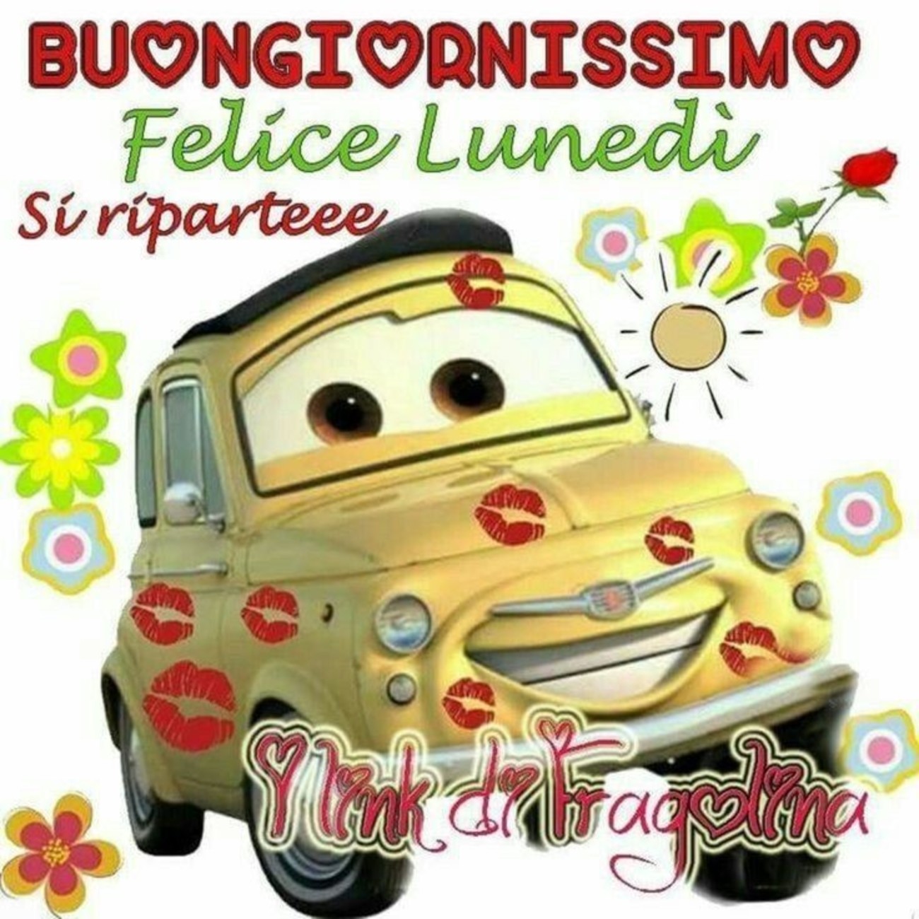 Buongiornissimo amici e felice lunedì a tutti