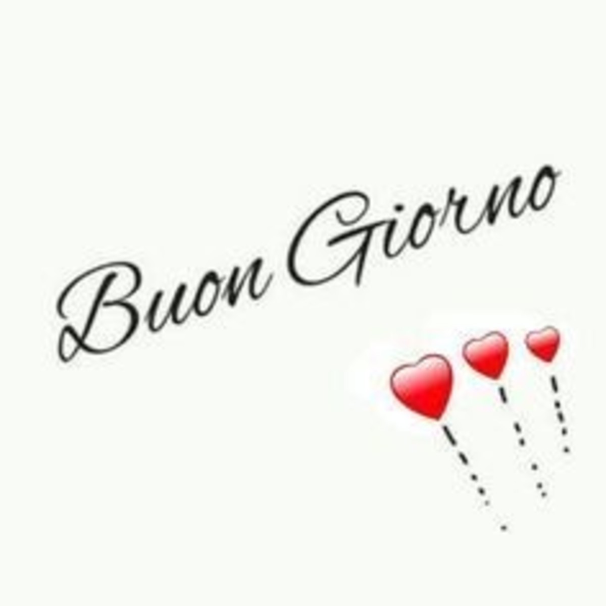 Buongiorno amore con cuore