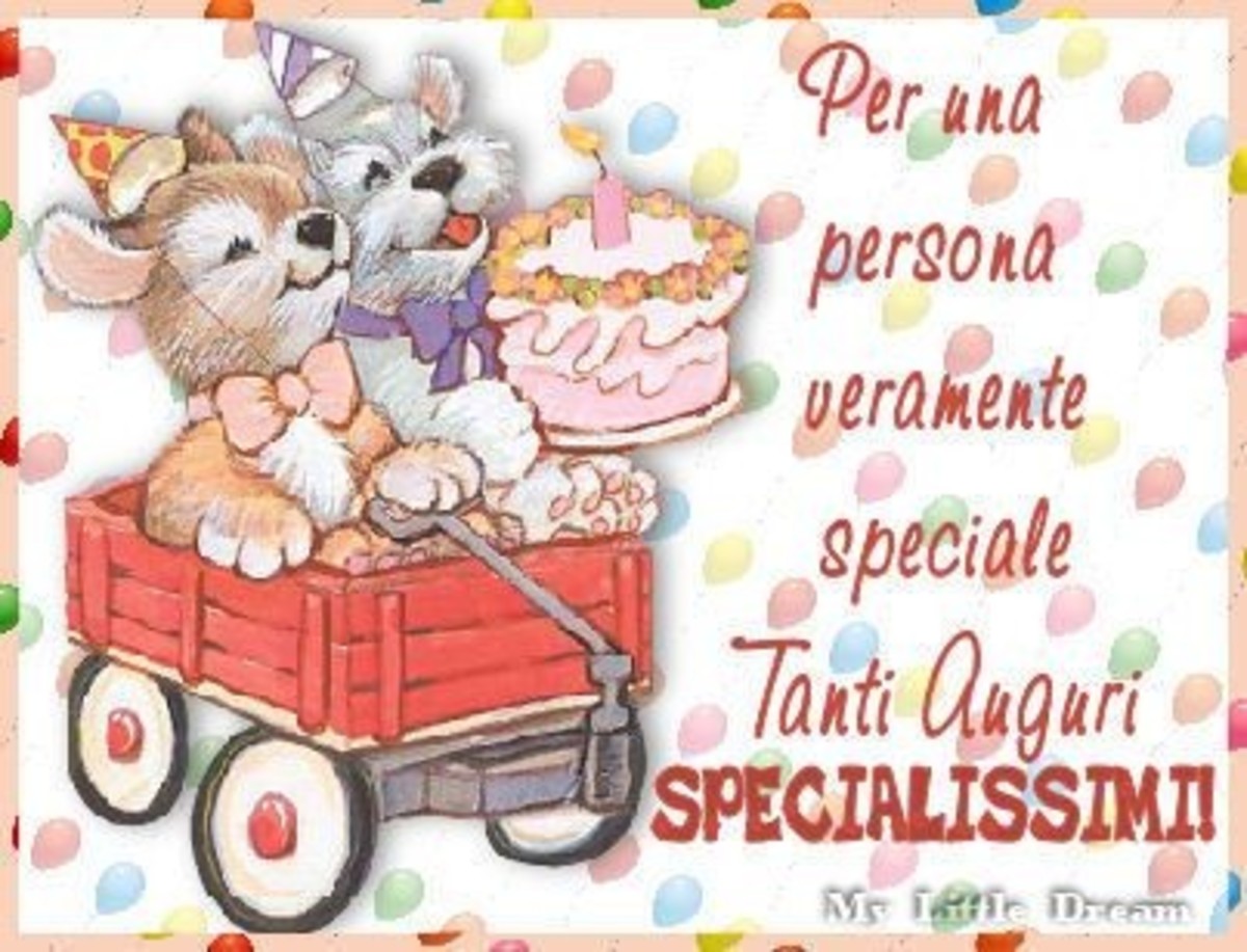 Speciali auguri di buon compleanno