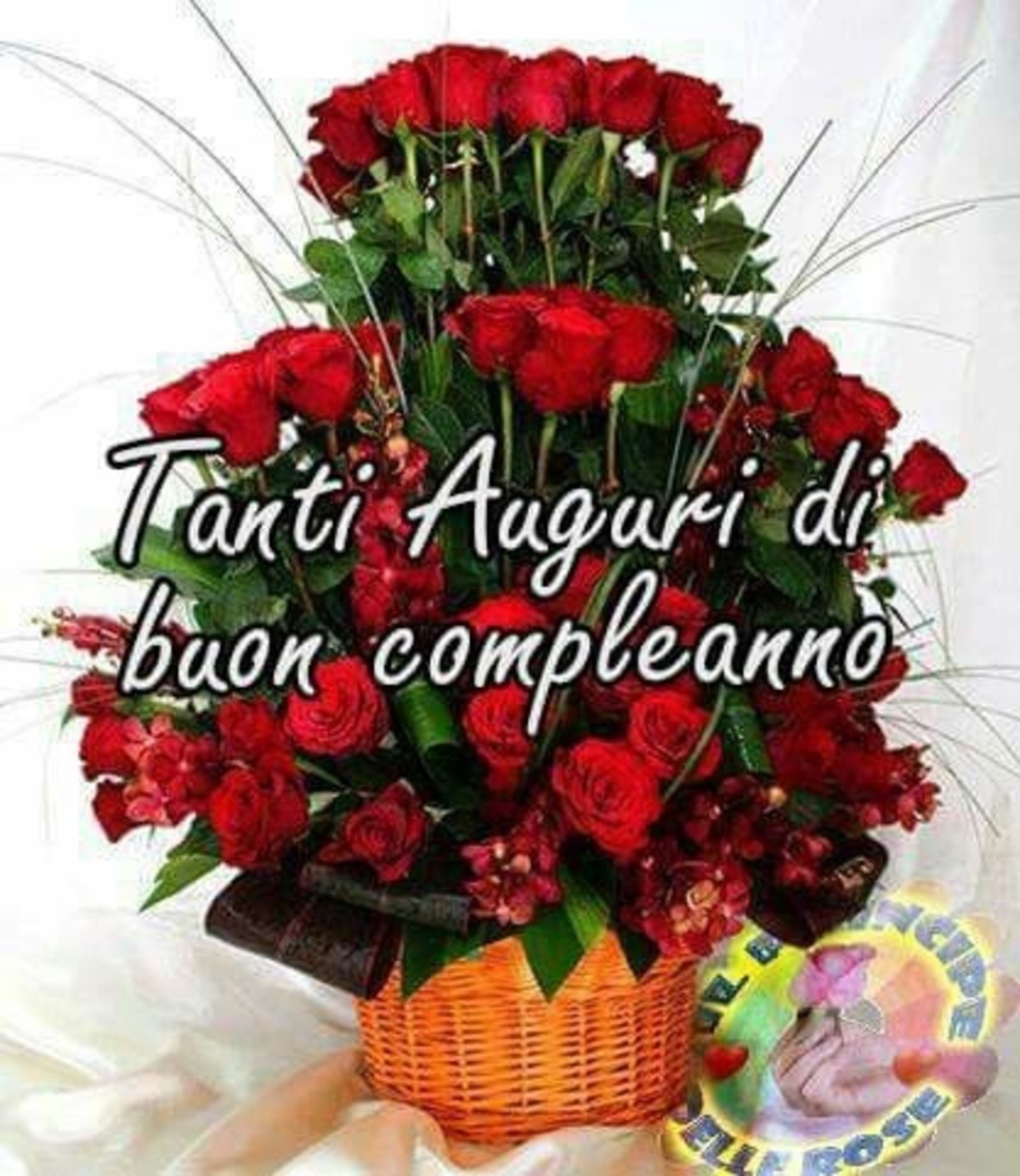 Tanti auguri con fiori