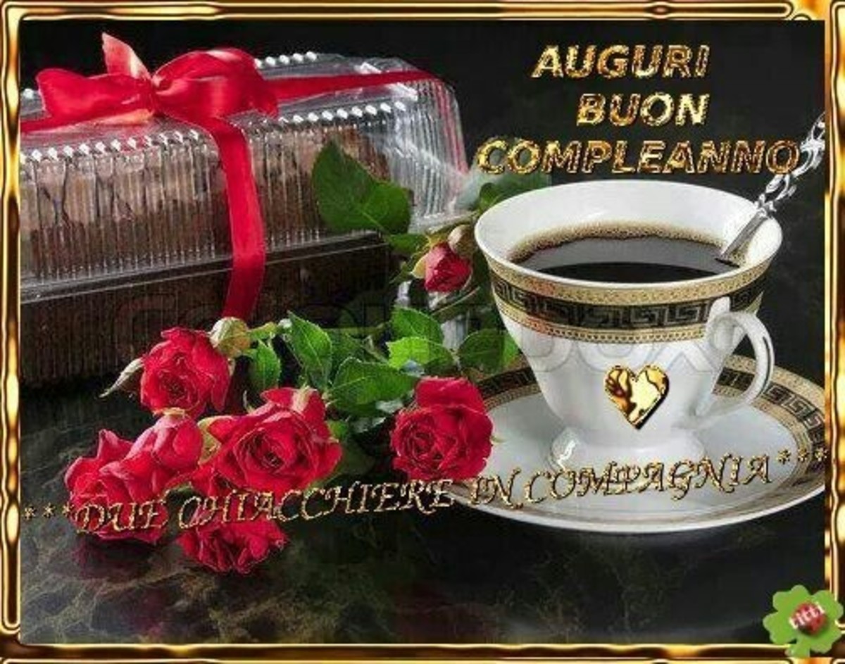 Tanti auguri con il caffè