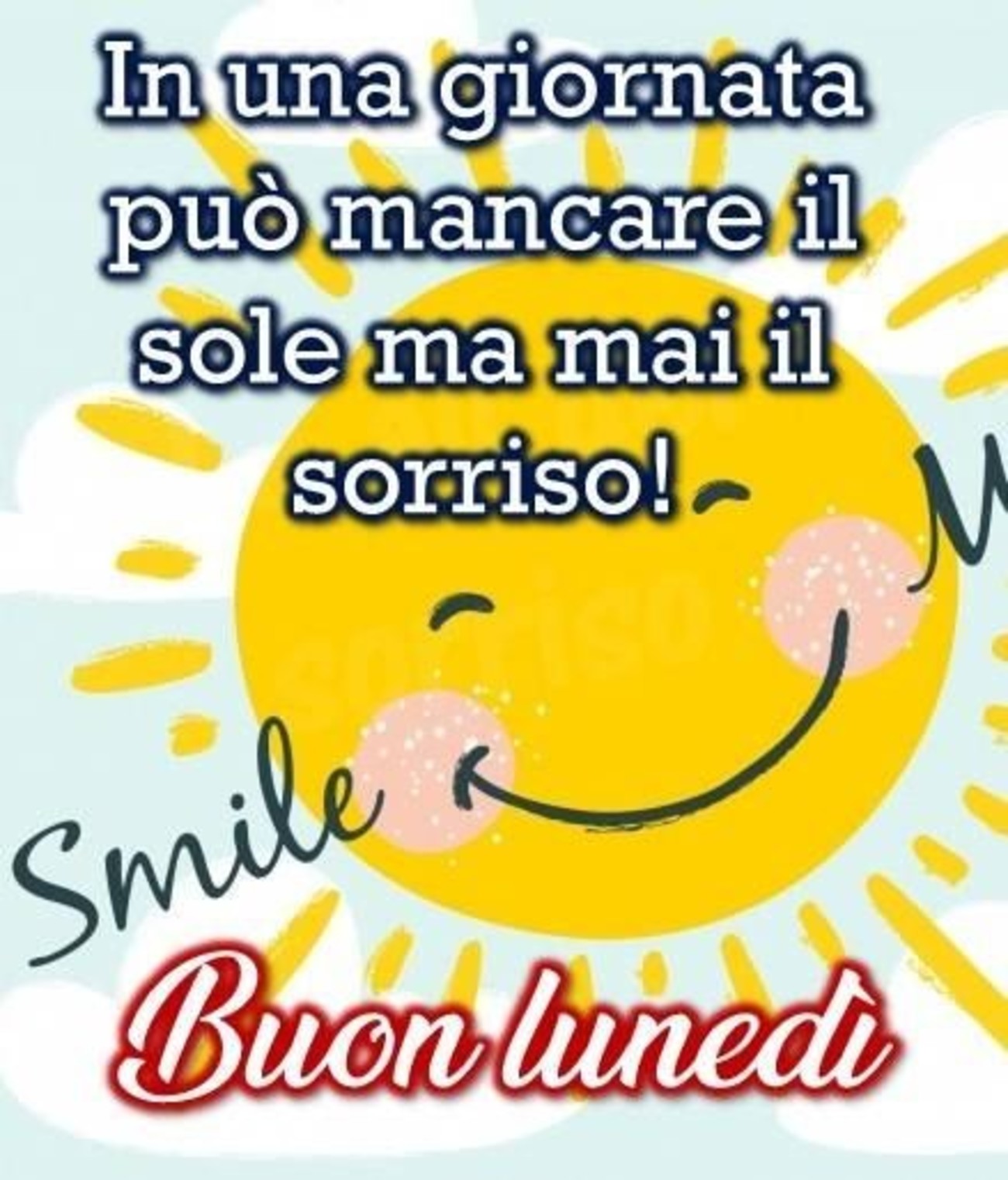 Un solare buon lunedì a tutti